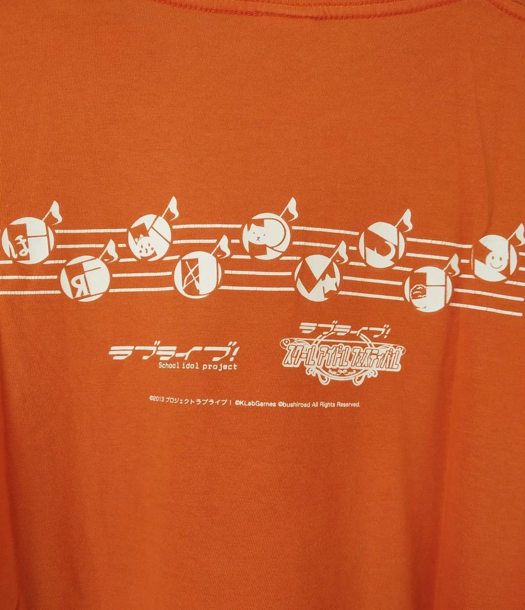 Anime × Japanese Brand Love Live! School Idol Festival Orange Anime Idol Tees Size US M / EU 48-50 / 2 - 5 Thumbnail