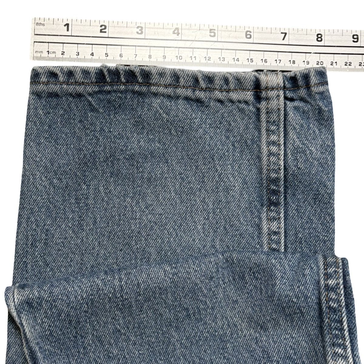 Wrangler Vintage Wrangler Ligh Wash Distressed Straight Jeans 36X29 Size US 36 / EU 52 - 6 Thumbnail