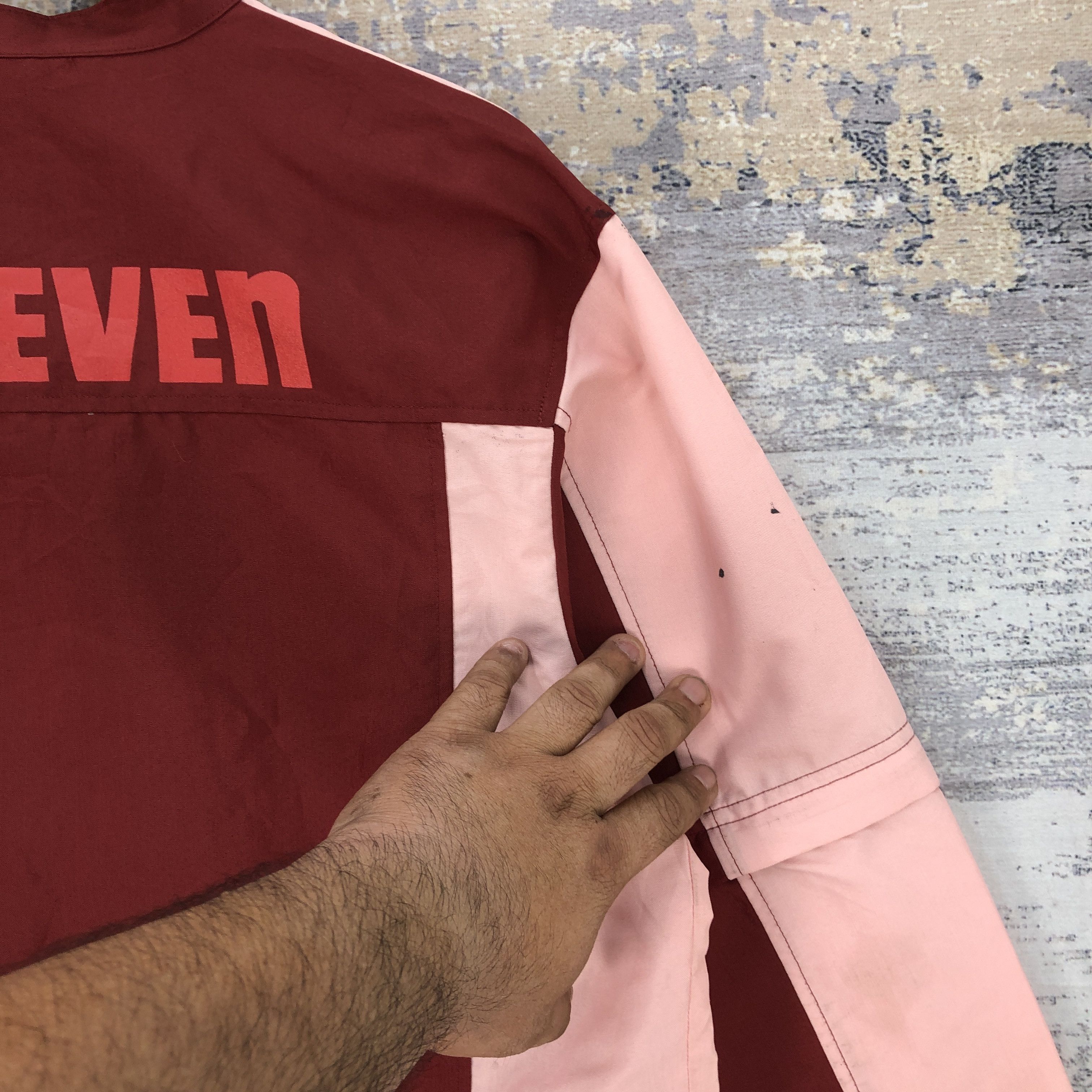 Japanese Brand Vintage 90s 7 Eleven Workers Shirt Seven Eleven Japanese Size US L / EU 52-54 / 3 - 9 Thumbnail
