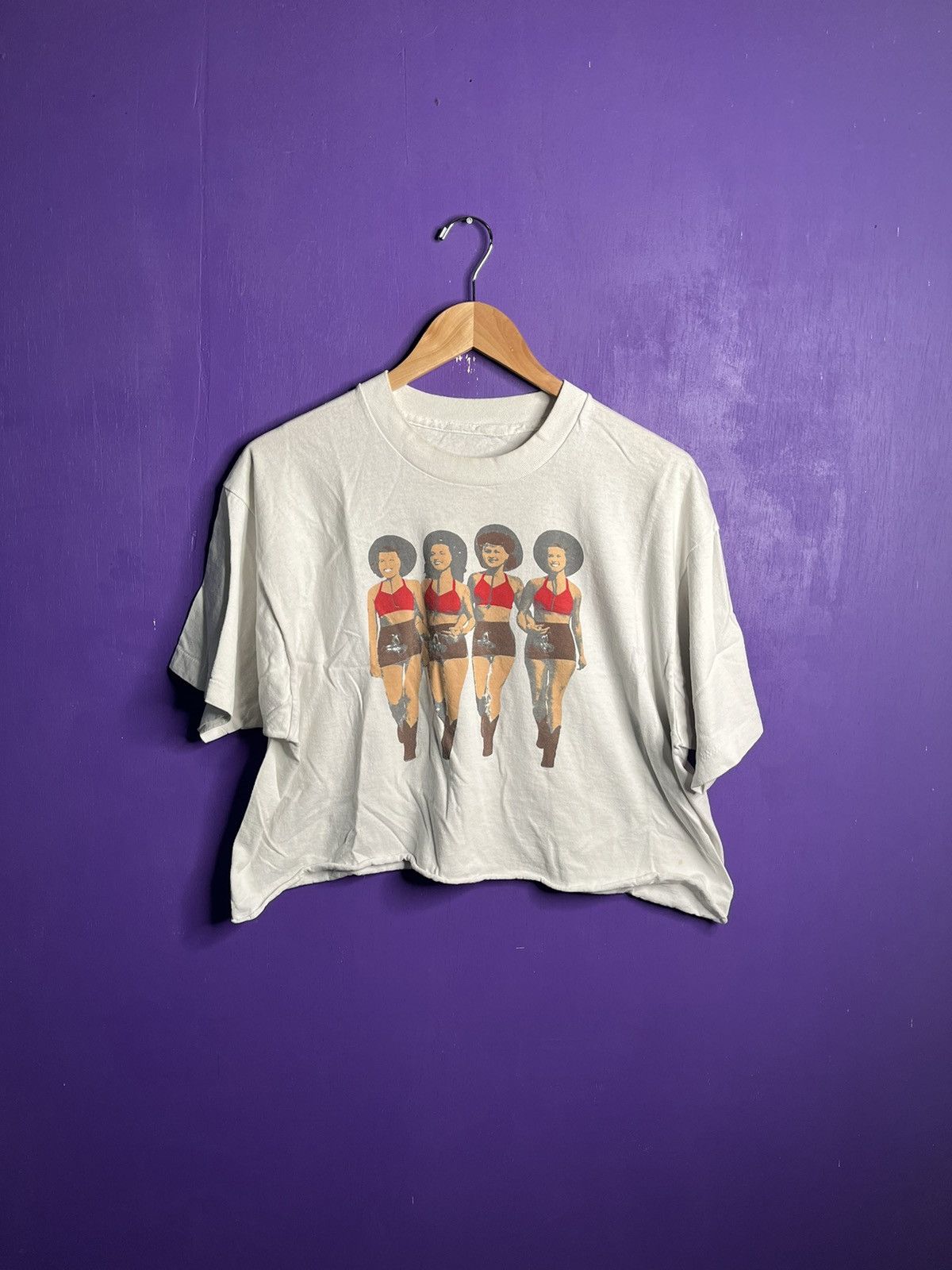 Vintage Vintage 90s ladies going out crop top Size L / US 10 / IT 46 - 1 Thumbnail