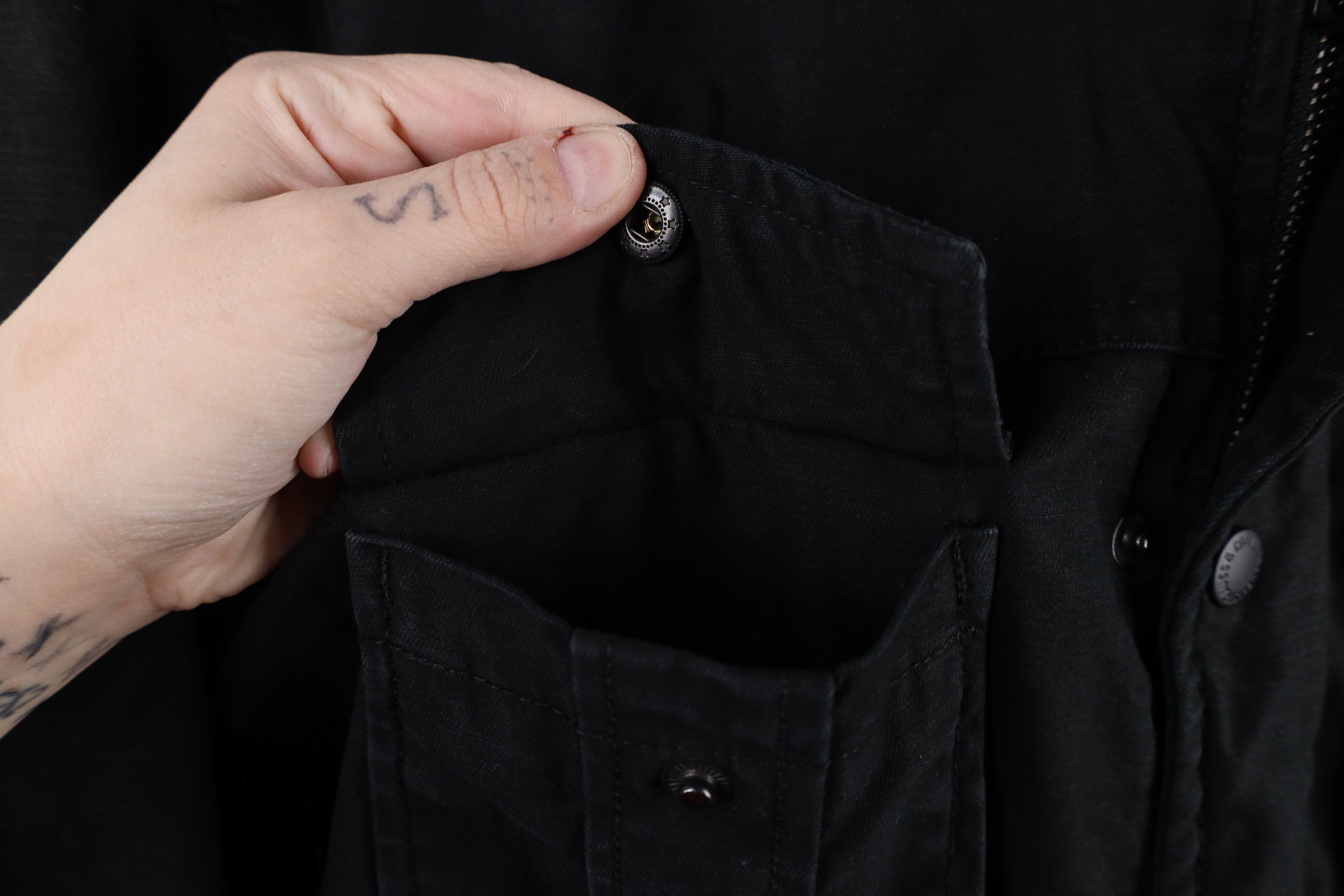 Levi's × Vintage Vintage Y2K Levis Quilted Full Zip Chore Barn Jacket Black Size US XL / EU 56 / 4 - 6 Thumbnail