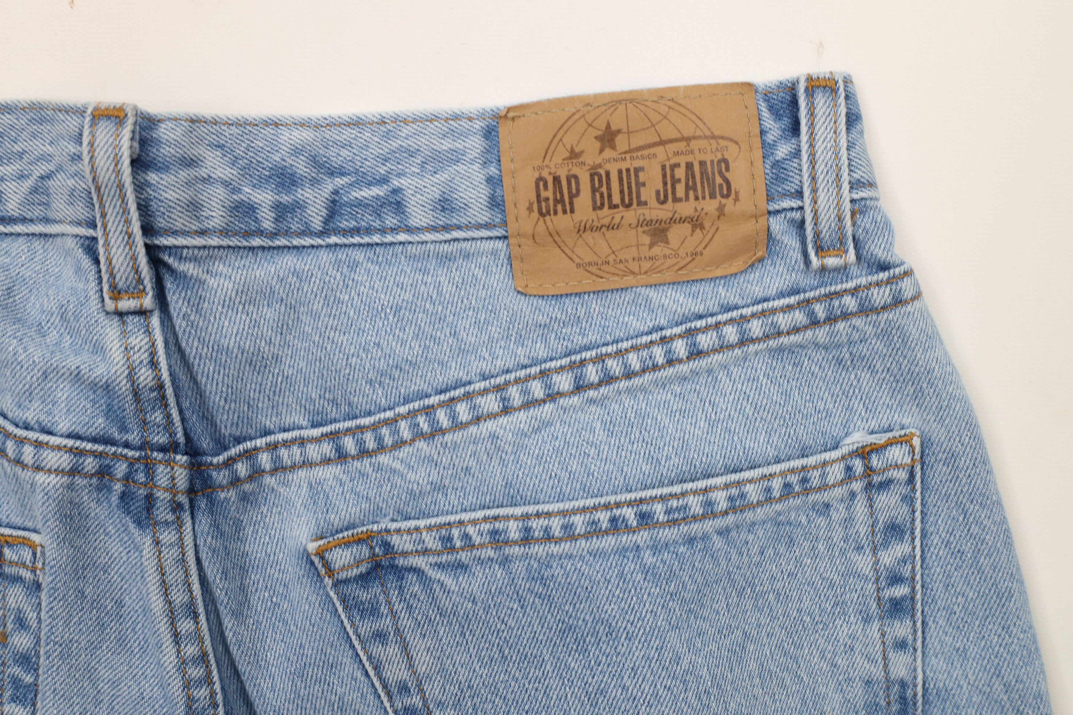 Gap × Vintage Vintage 90s Y2K Gap Relaxed Fit Denim Jeans Blue Cotton Size US 32 / EU 48 - 13 Thumbnail
