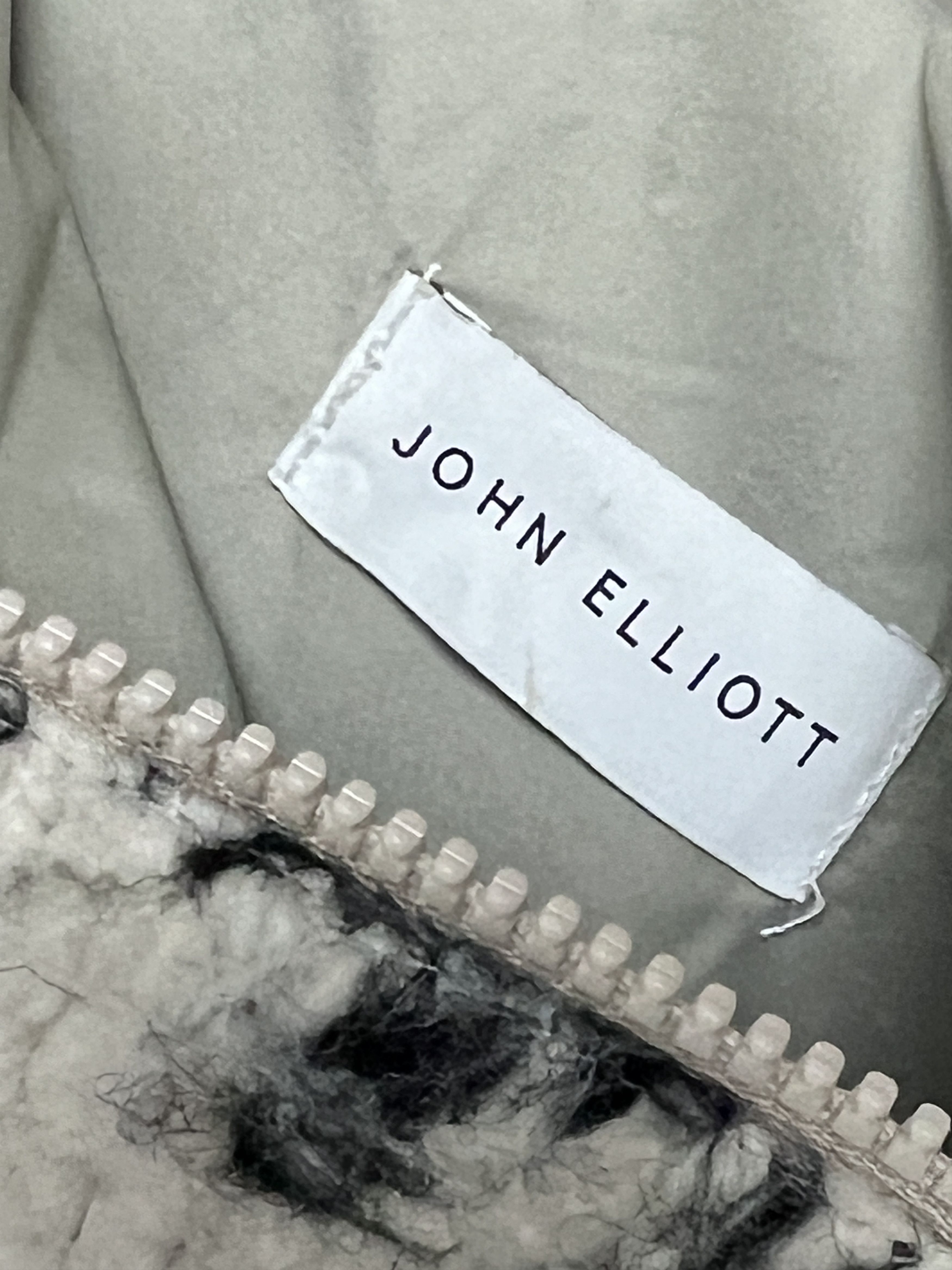 John Elliott Reversible Off-White Polar Fleece Zip-Up Jacket Size US XL / EU 56 / 4 - 7 Thumbnail
