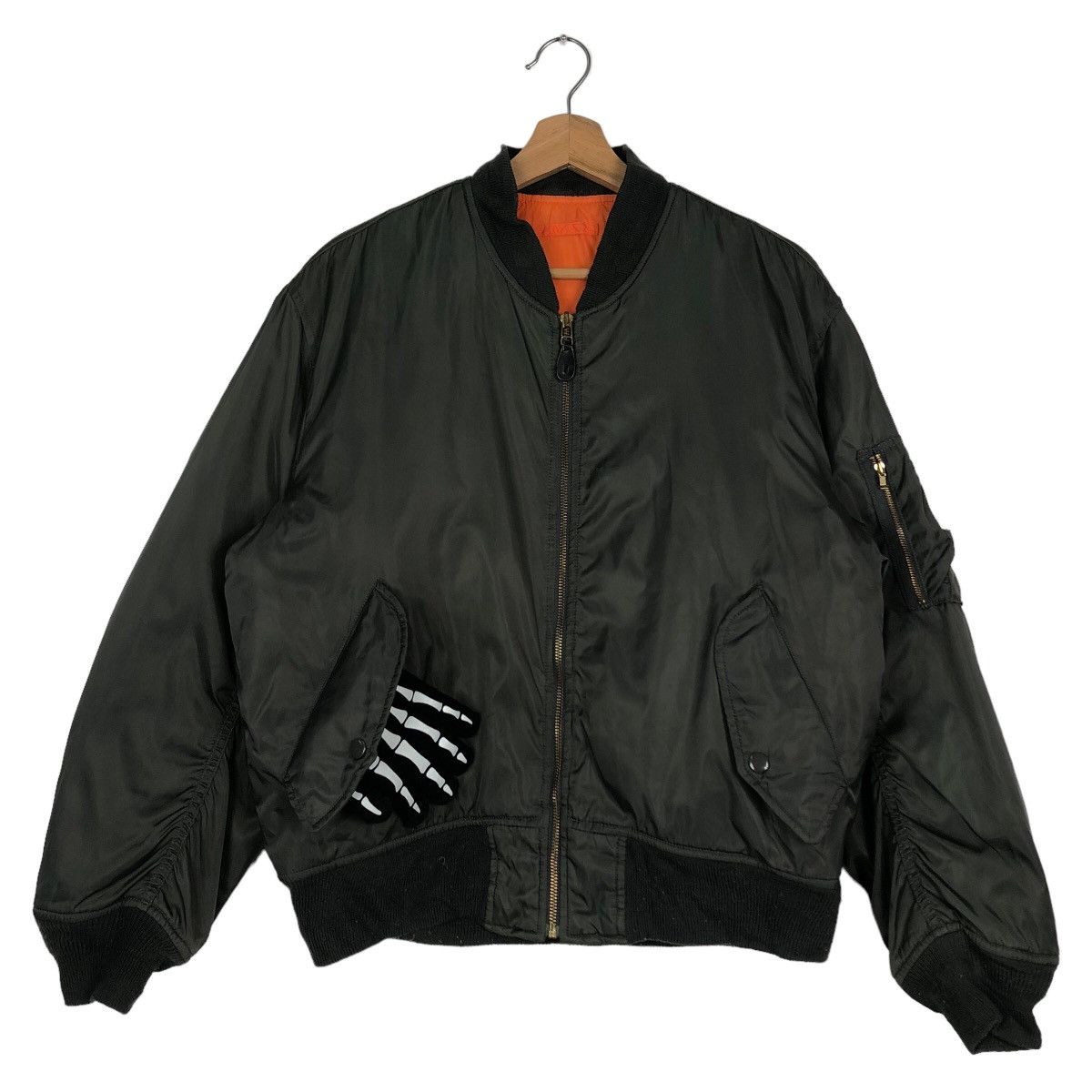 Japanese Brand 🔥90’s Riot Riot Vintage Bomber Jacket Aviators Size US M / EU 48-50 / 2 - 1 Thumbnail