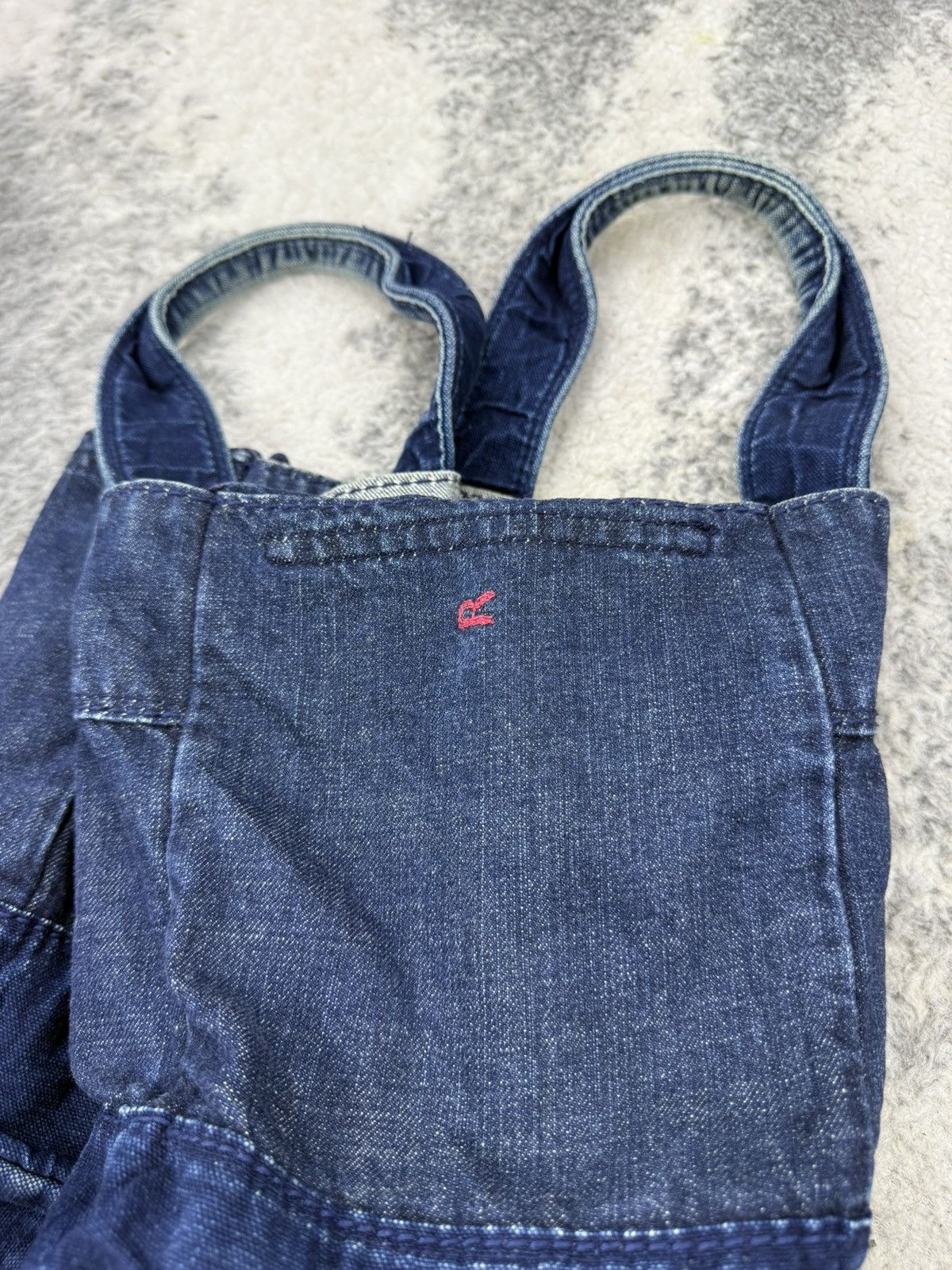 45rpm × Indigo × Japanese Brand 🔥RARE🔥 R by 45rpm Boro Indigo Denim Totebag Size ONE SIZE - 8 Thumbnail