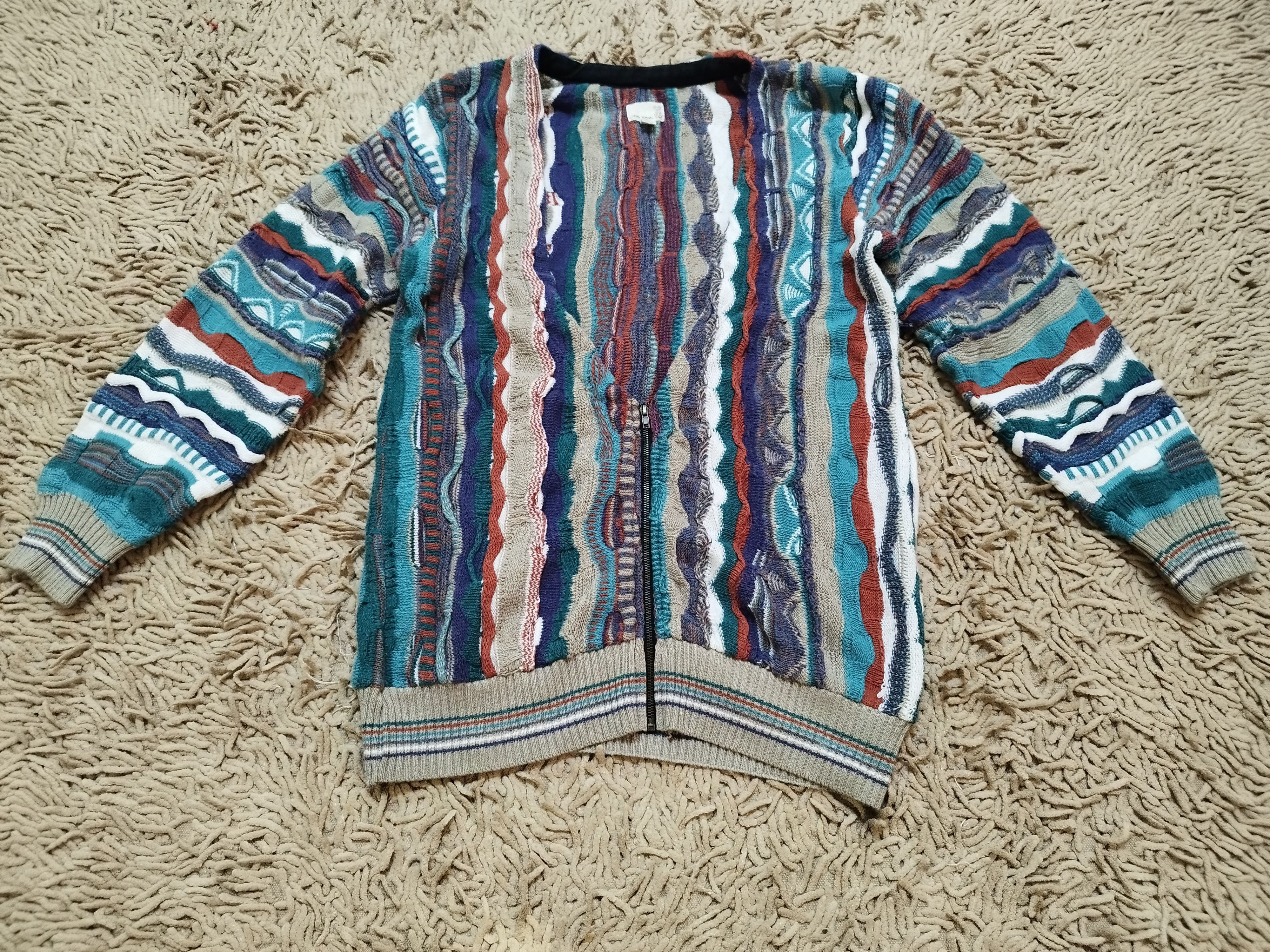 Coogi Urban Renewal One-Of-A-Kind Inspired Coogi Cardigan style Size US M / EU 48-50 / 2 - 5 Thumbnail