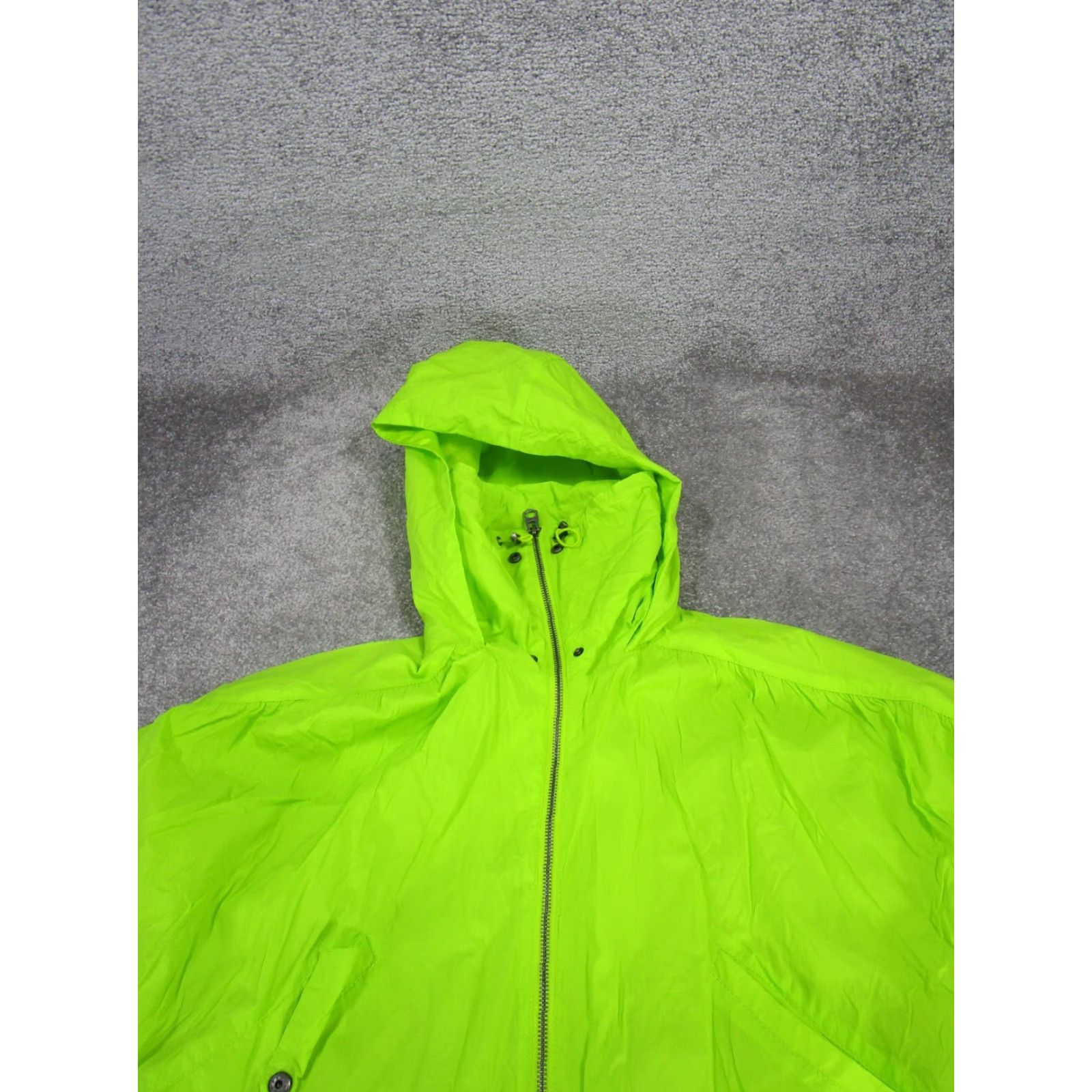 Lucky Brand VINTAGE Lucky Brand Women's Windbreaker Jacket Small Hooded Lightweight Green Casual Nylon Softshell 90s Womens Size S / US 4 / IT 40 - 2 Thumbnail