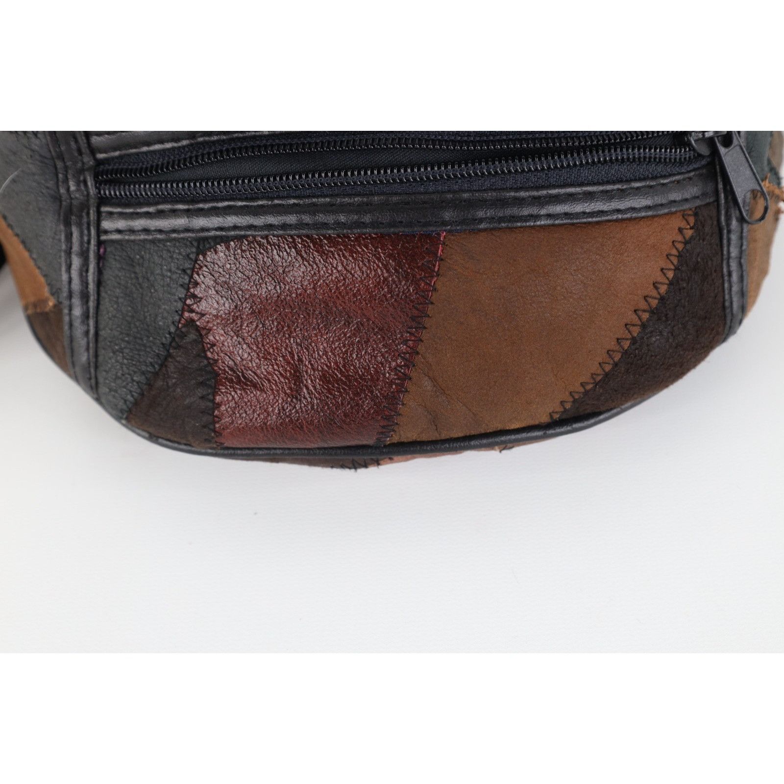 Vintage Vintage 90s Streetwear Distressed Suede Leather Fanny Pack Size ONE SIZE - 2 Thumbnail