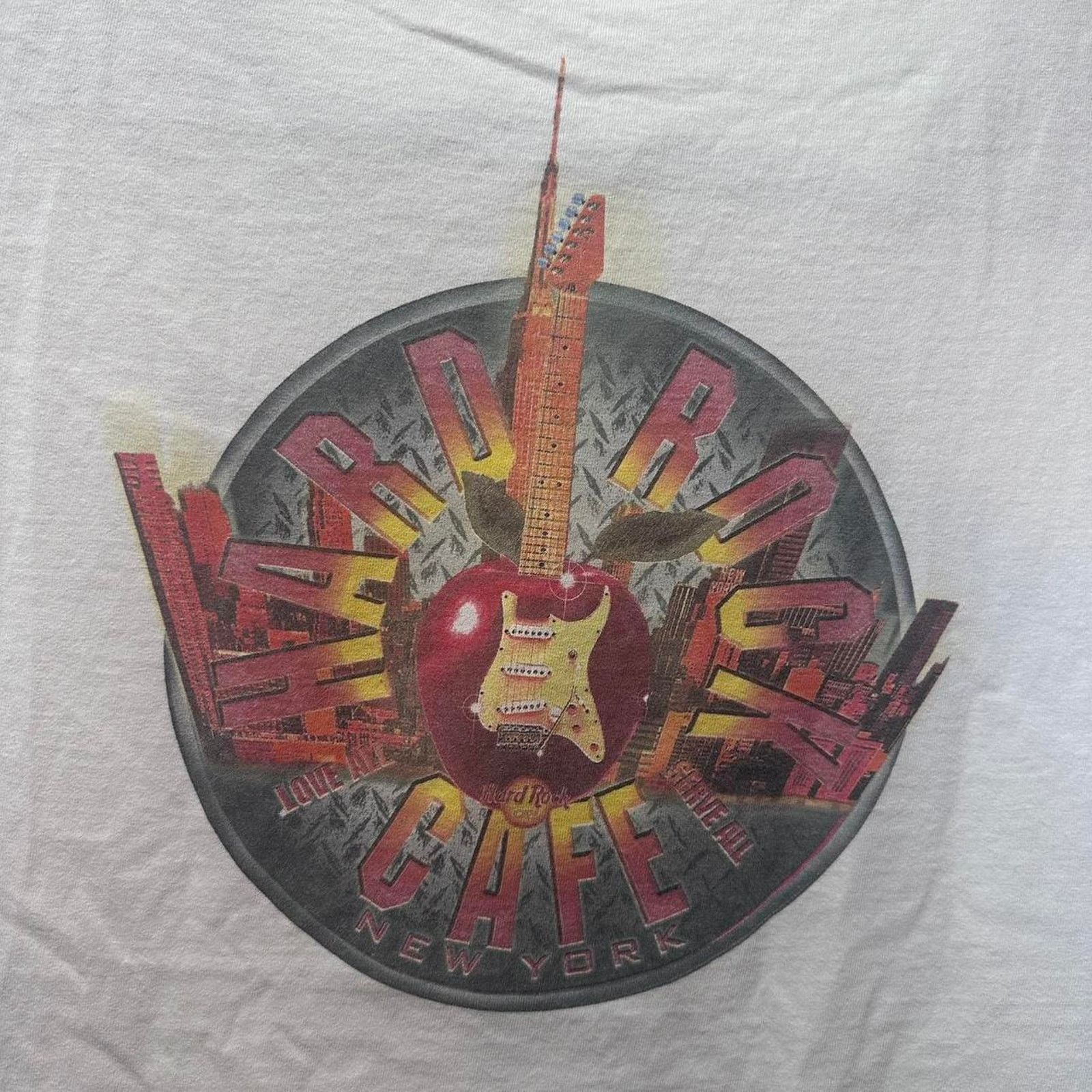 Hard Rock Cafe Hard Rock Cafe New York White Size XL Size US XL / EU 56 / 4 - 3 Thumbnail