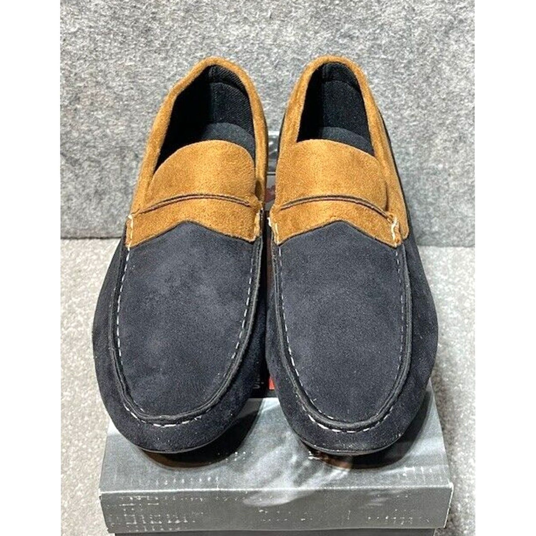 Vintage Fiesso Loafers Slip On Driving Moccassin Suede Comfort 7 Men Casual Workwear Black Uk 6.5 Us 7 EU 40 Loafer Closed Toe Slip On Size US 7 / EU 40 - 3 Thumbnail