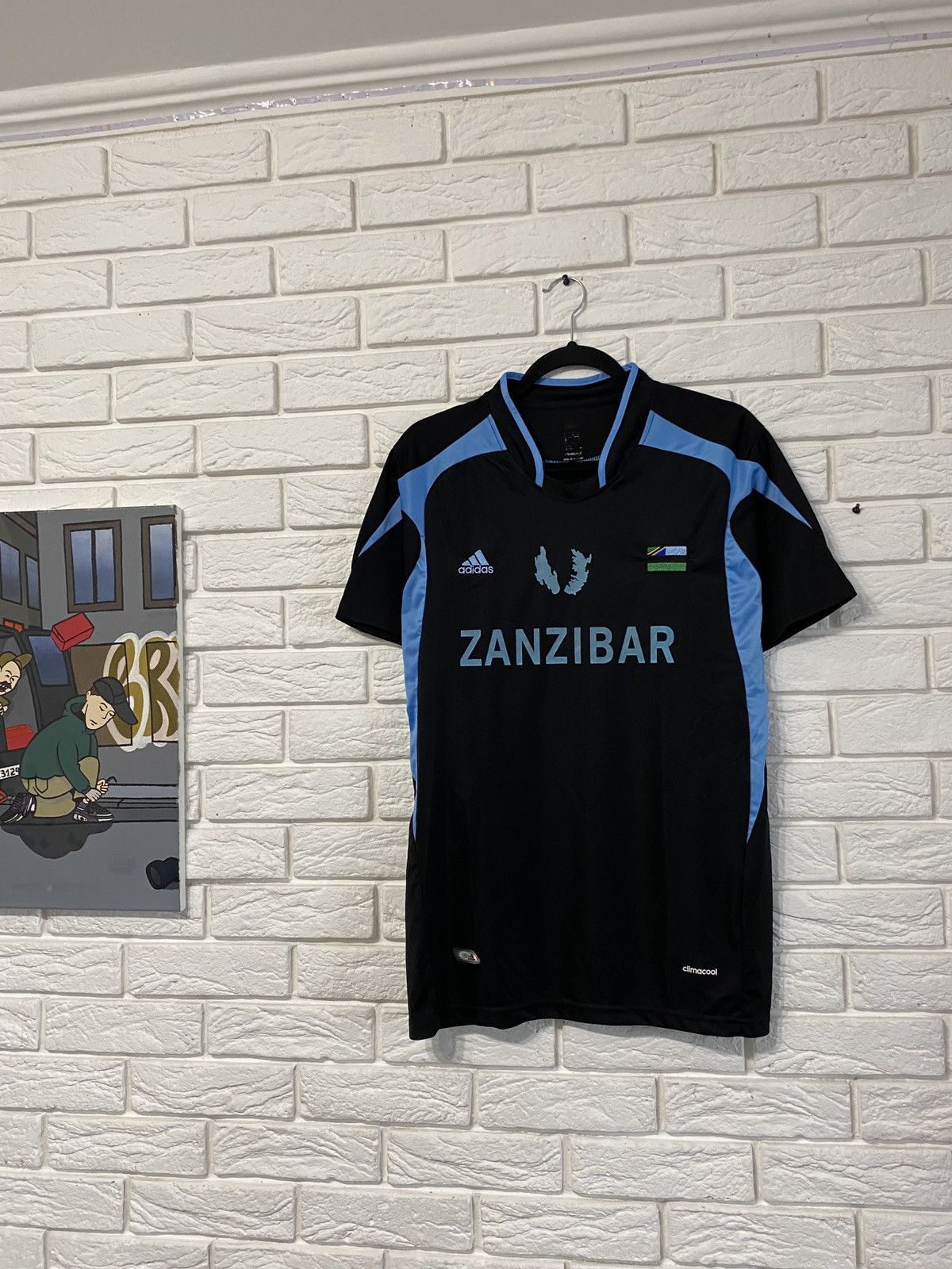 Adidas × Vintage ZANZIBAR 2000'S HOME FOOTBALL SHIRT JERSEY ADIDAS Size US M / EU 48-50 / 2 - 1 Thumbnail