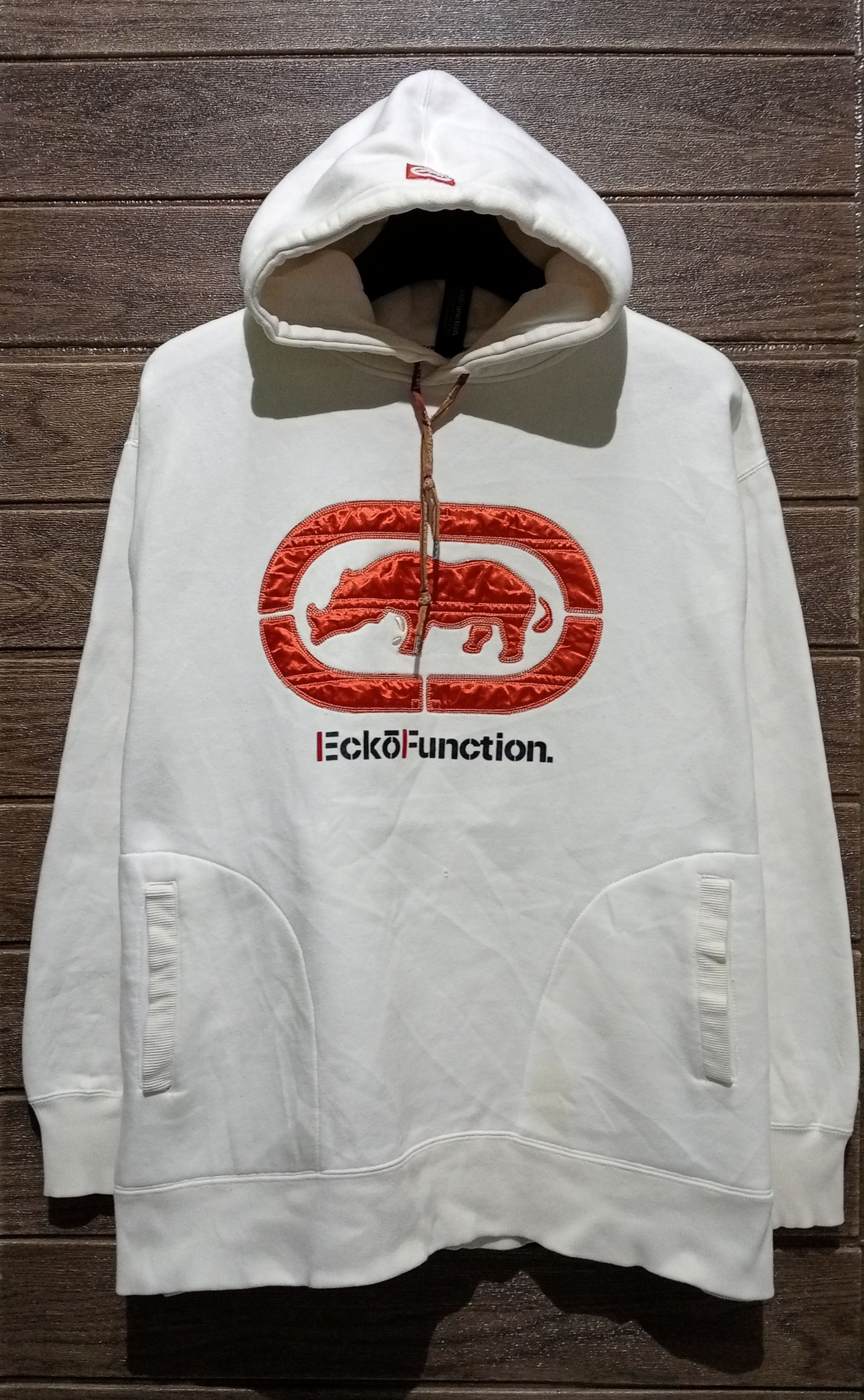 Ecko Unltd. Vintage Eckō Function Big Logo Pullover Hoodie Size US XL / EU 56 / 4 - 1 Thumbnail