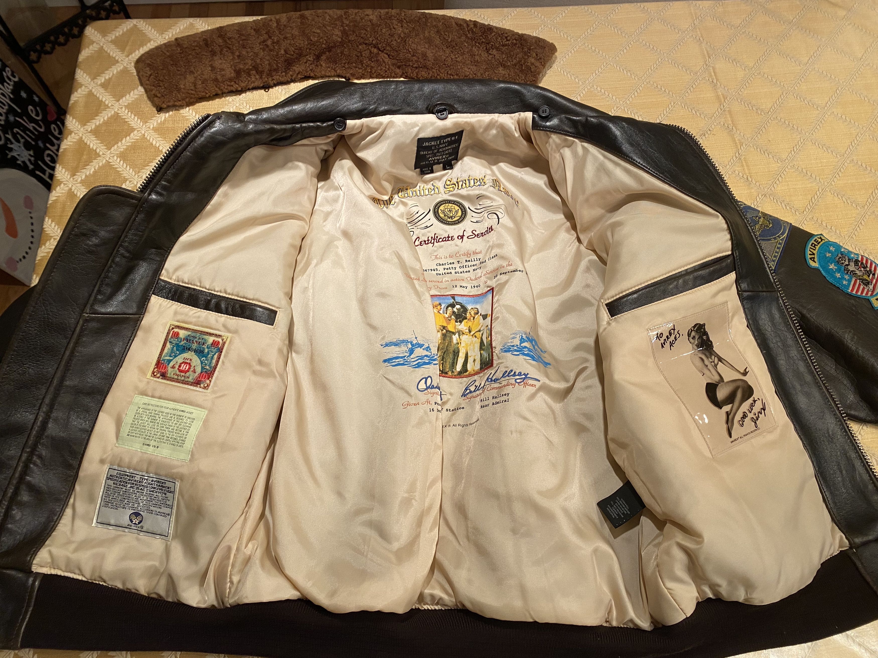 Avirex Avirex Top Gun Navy G-1 Jacket L Size US L / EU 52-54 / 3 - 4 Thumbnail