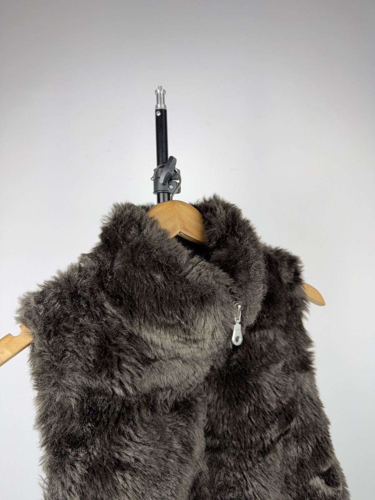 Hysteric Glamour Y2K Vintage 00s Japanese Faux fur vest Opium Avant-garde Size S / US 4 / IT 40 - 2 Thumbnail
