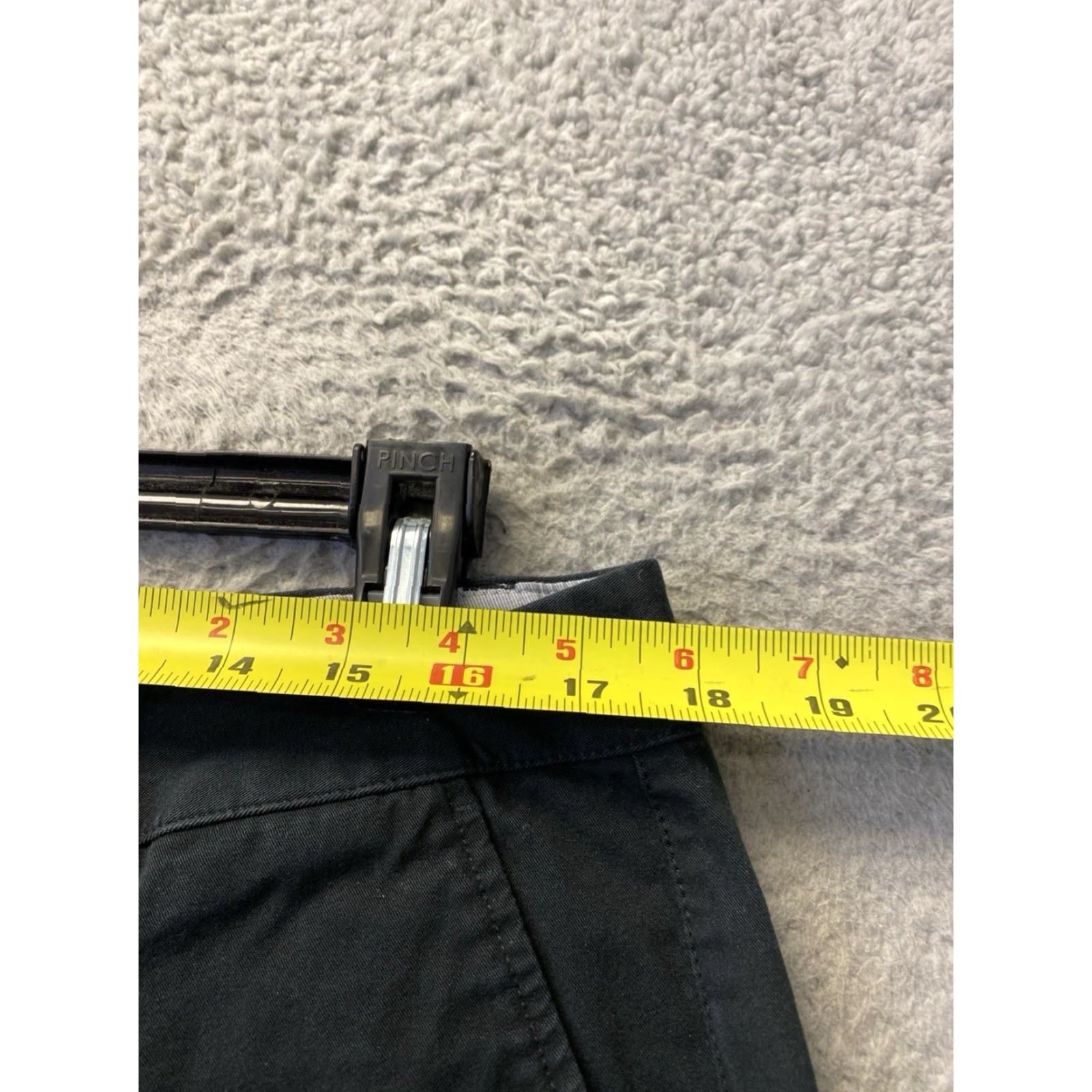 Bonobos Bonobos Slim Chino Pants Mens 36x28 Black Five Pocket Stretch Cotton Spandex Flat Front Straight Leg Casual Travel Button Zip Logo Size US 36 / EU 52 - 3 Thumbnail