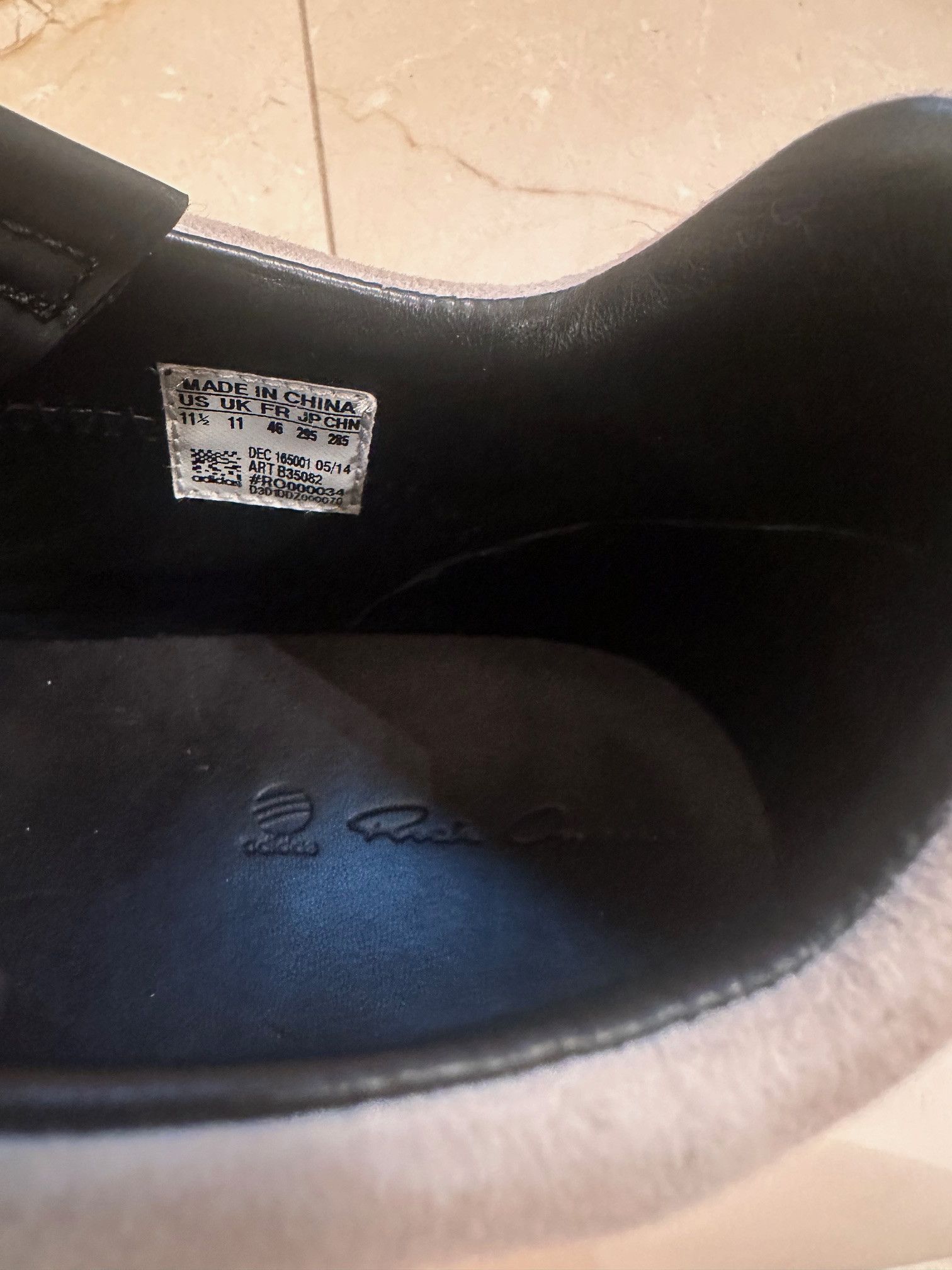 Adidas × Rick Owens Rick Owens x Adidas Tech Runner 11.5 US 11UK Size US 11.5 / EU 44-45 - 7 Thumbnail