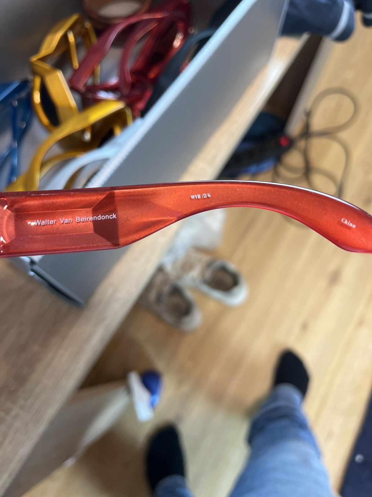 Linda Farrow × Walter Van Beirendonck 🔴⚡️QUICK SALE⚡️Walter Van Beirendonck Diamond Sunglasses Size ONE SIZE - 2 Thumbnail