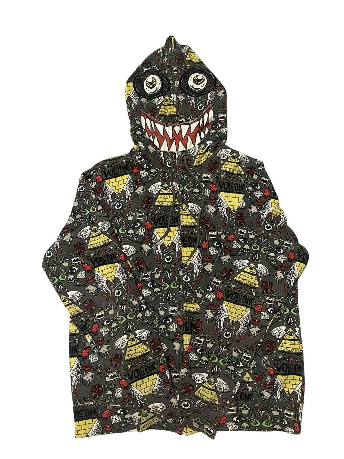 Mens Volcom Zip Up Hoodies VOLCOM POLARTEC TECH HOODY NAVY M