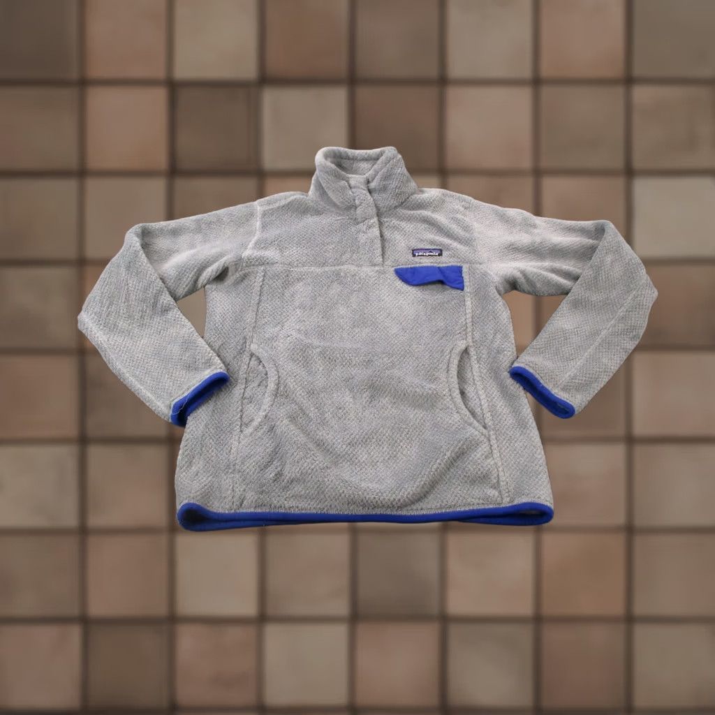 Patagonia Patagonia Jacket Womens S Gray Snap Fleece Windproof Pockets Basic Jacket Adult Small Size S / US 4 / IT 40 - 1 Thumbnail