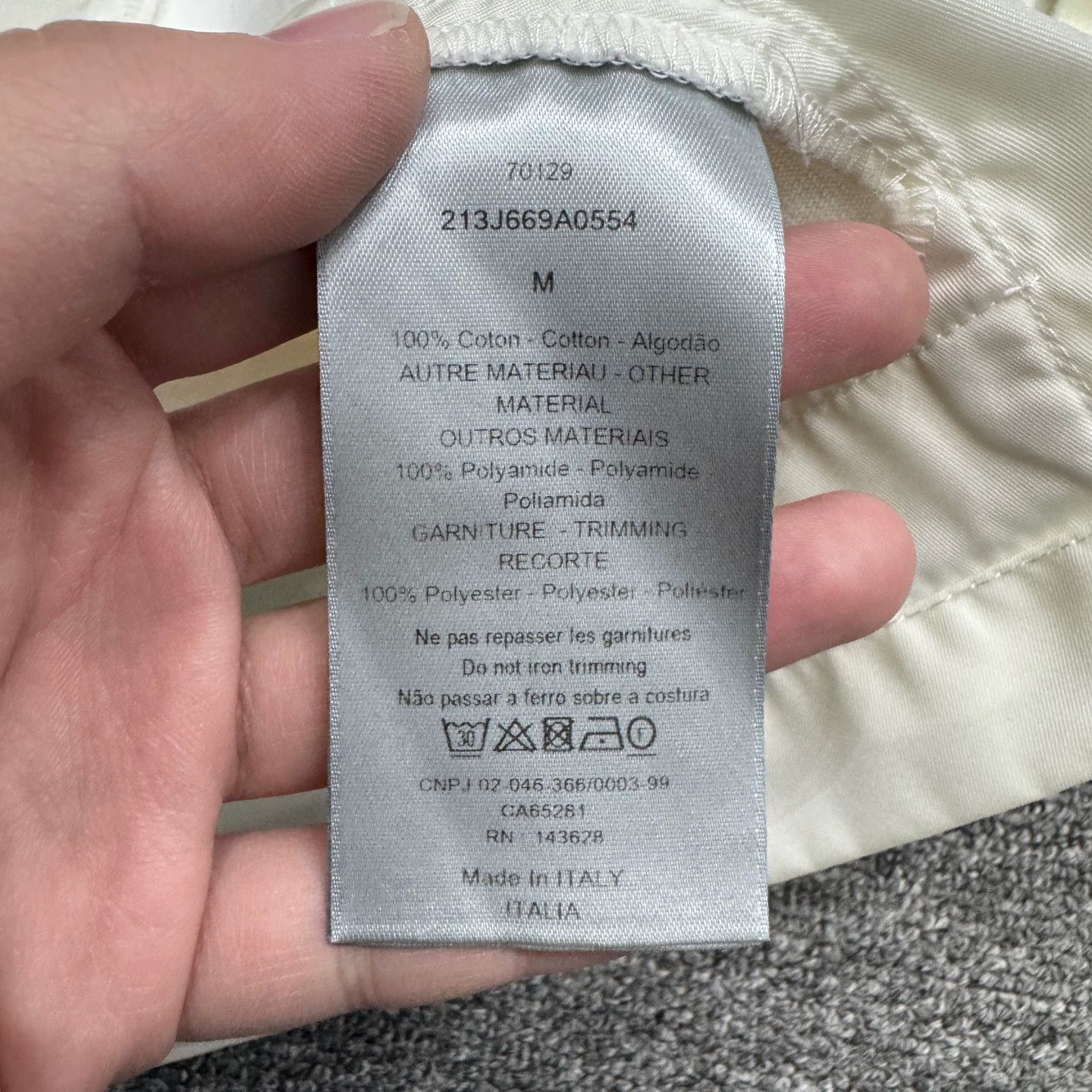 Dior Dior x Sacai Paneled Short-Sleeve M 98 New Size US M / EU 48-50 / 2 - 3 Thumbnail