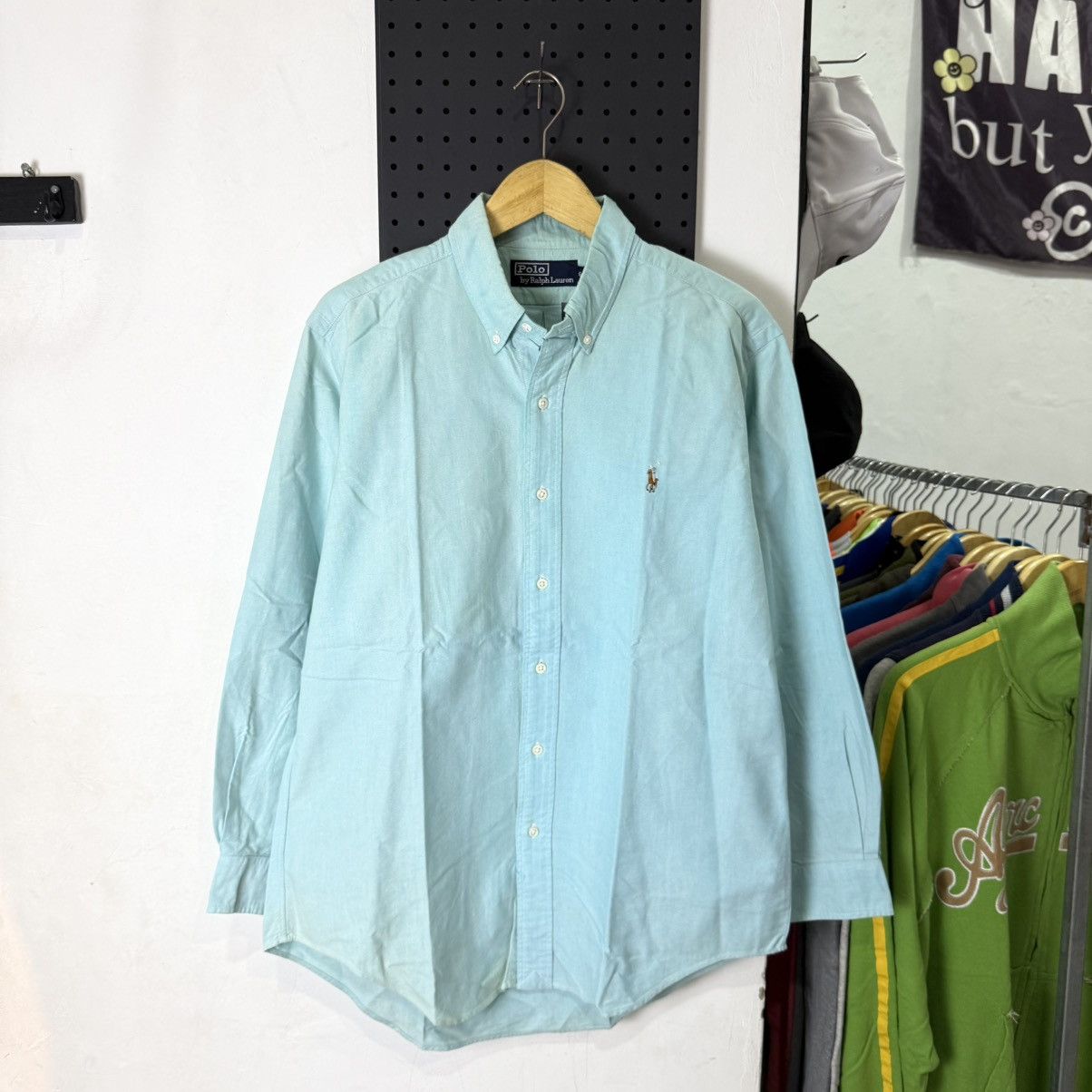 Polo Ralph Lauren Polo Ralph Lauren oxford blue button up shirt Size US XL / EU 56 / 4 - 1 Thumbnail