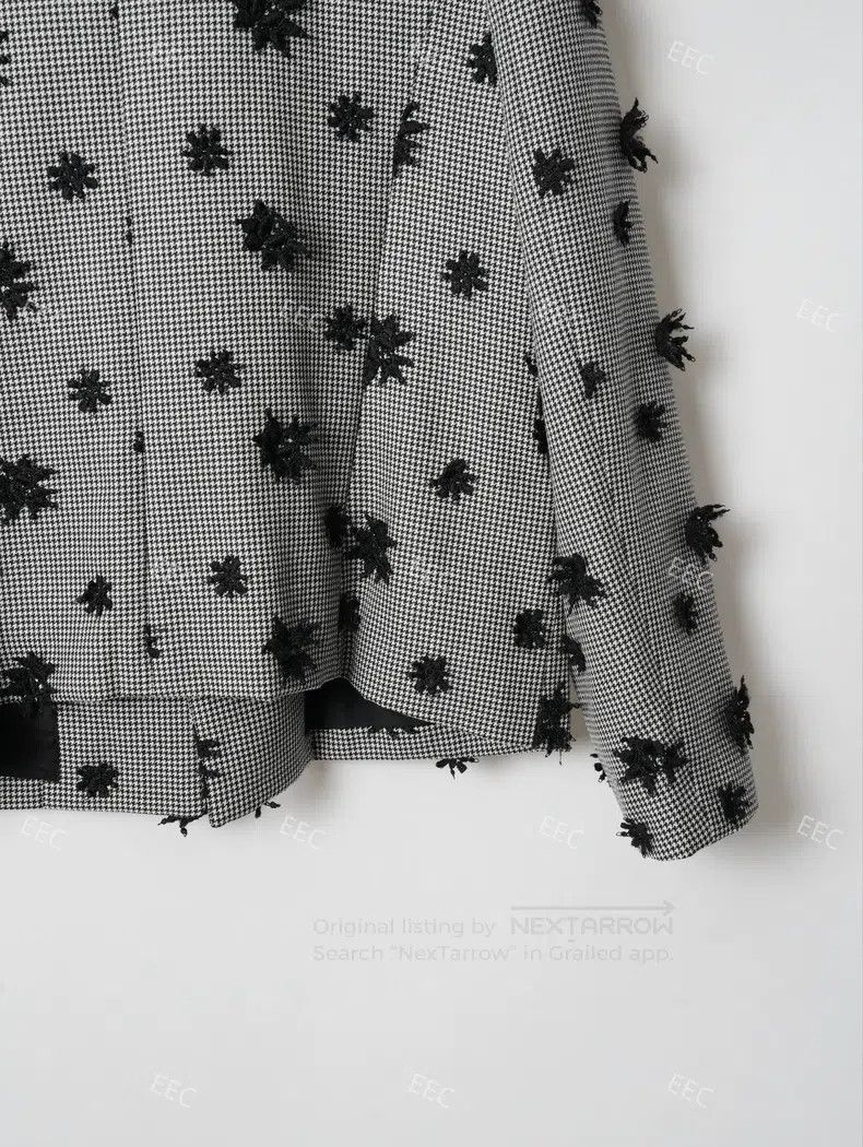 Comme des Garcons Comme Des Garcons Wool tartan three-dimensional floral jac Size M / US 6-8 / IT 42-44 - 6 Thumbnail