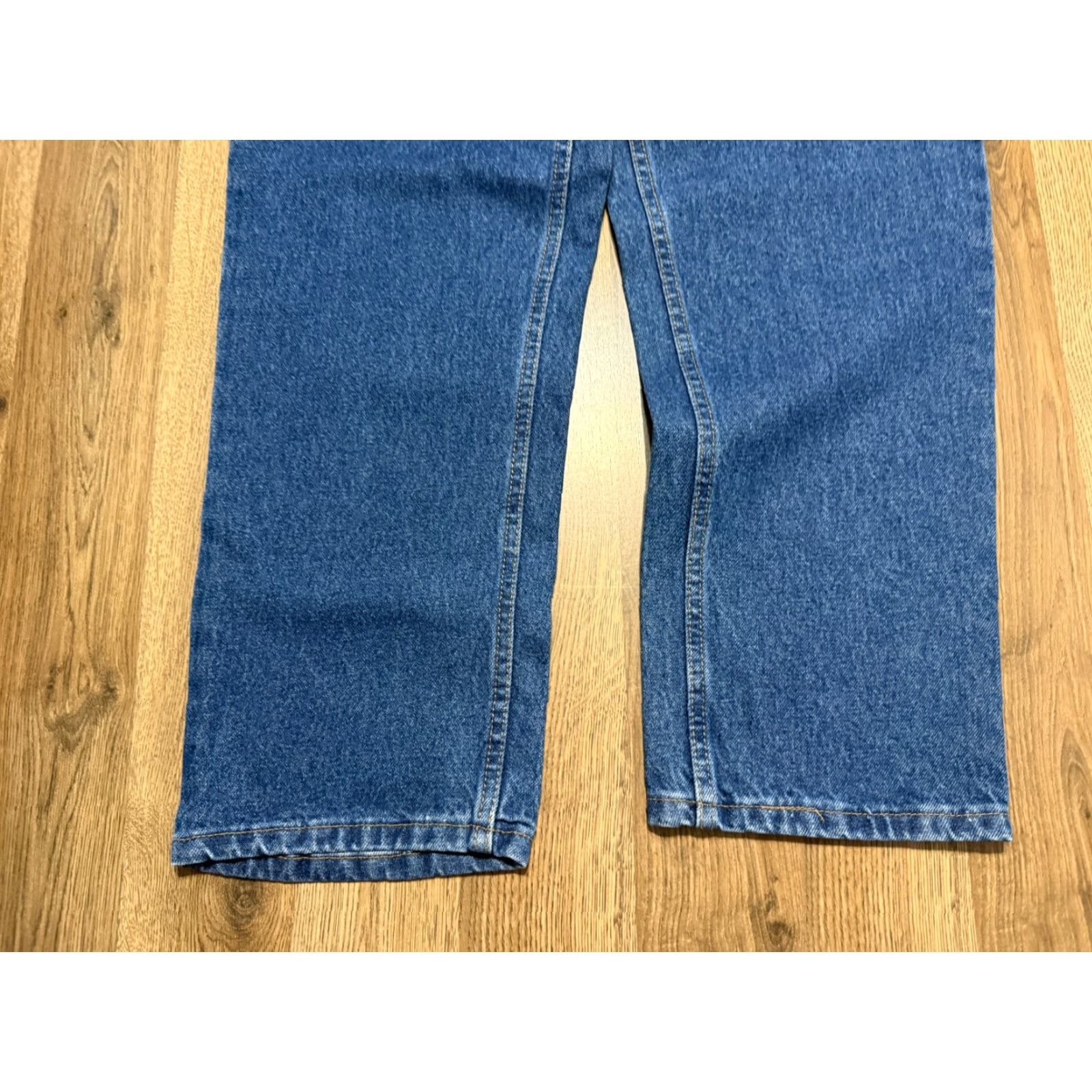 Faded Glory Faded Glory Jeans Men's 34x29 Blue Denim Straight Leg 5-Pocket Pockets Regular Rise Casual Vintage: No N/A Size US 34 / EU 50 - 3 Thumbnail