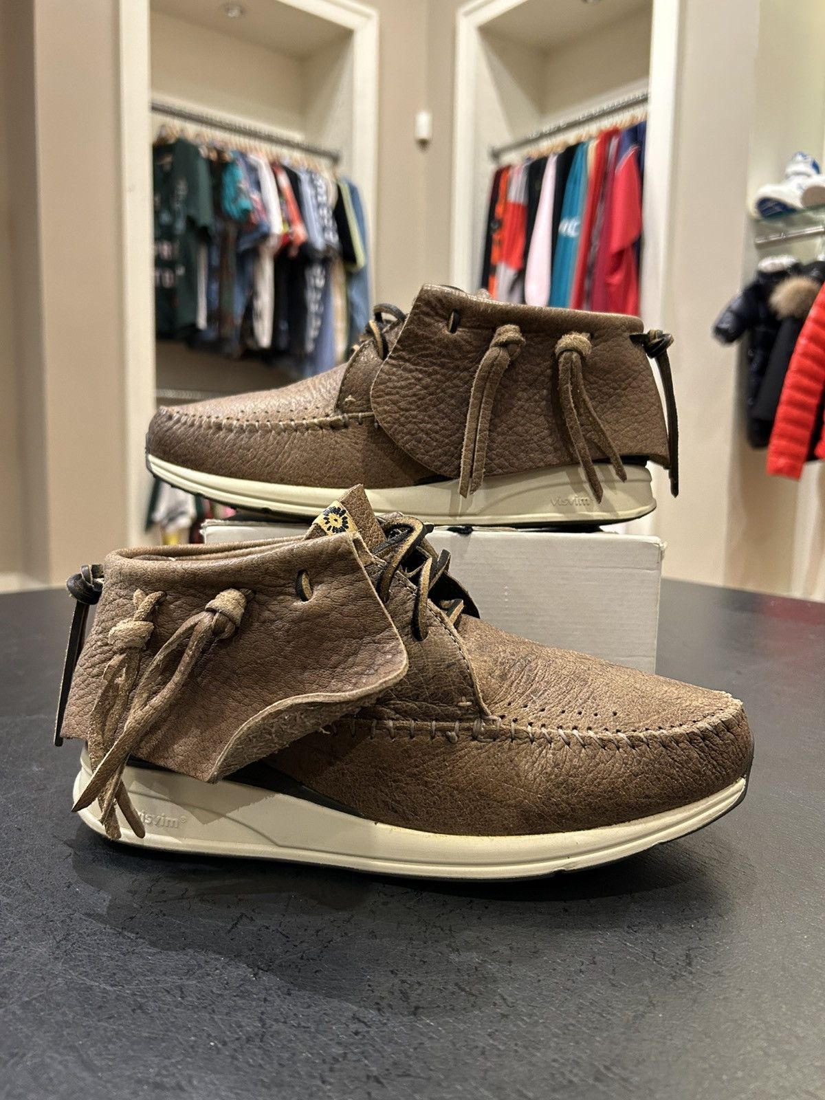Visvim Visvim FBT Leather Brown Sneakers Size US 9 / EU 42 - 1 Thumbnail