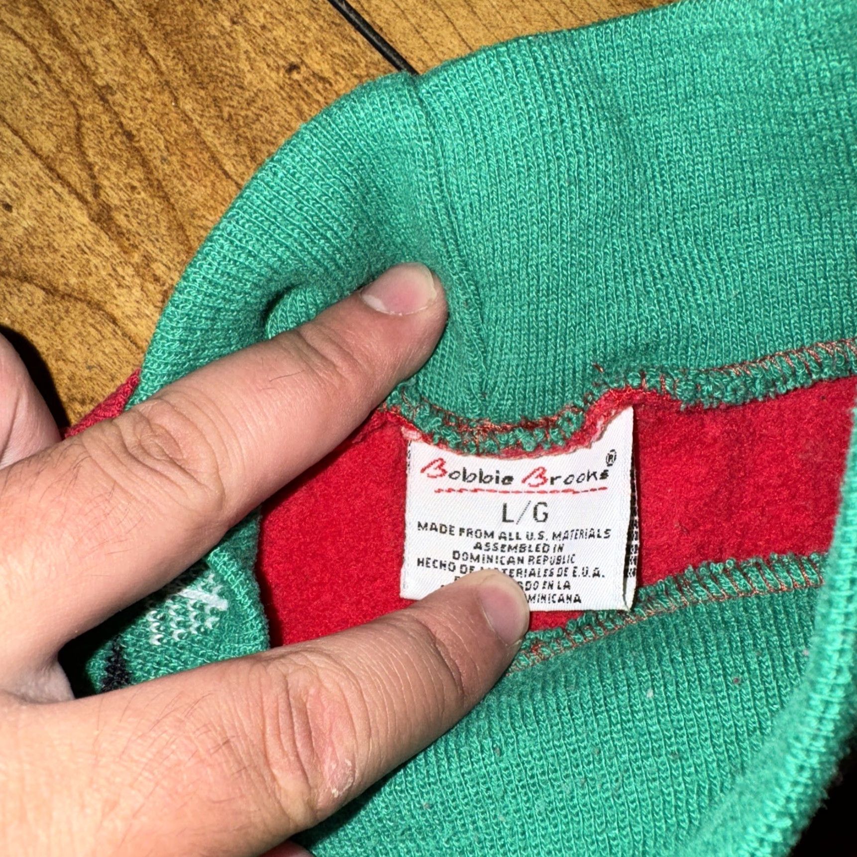 Vintage VINTAGE Bobbie Brooks Christmas Sweater Womens Pullover L Red Granny Core 21x25 Holiday Size L / US 10 / IT 46 - 4 Thumbnail