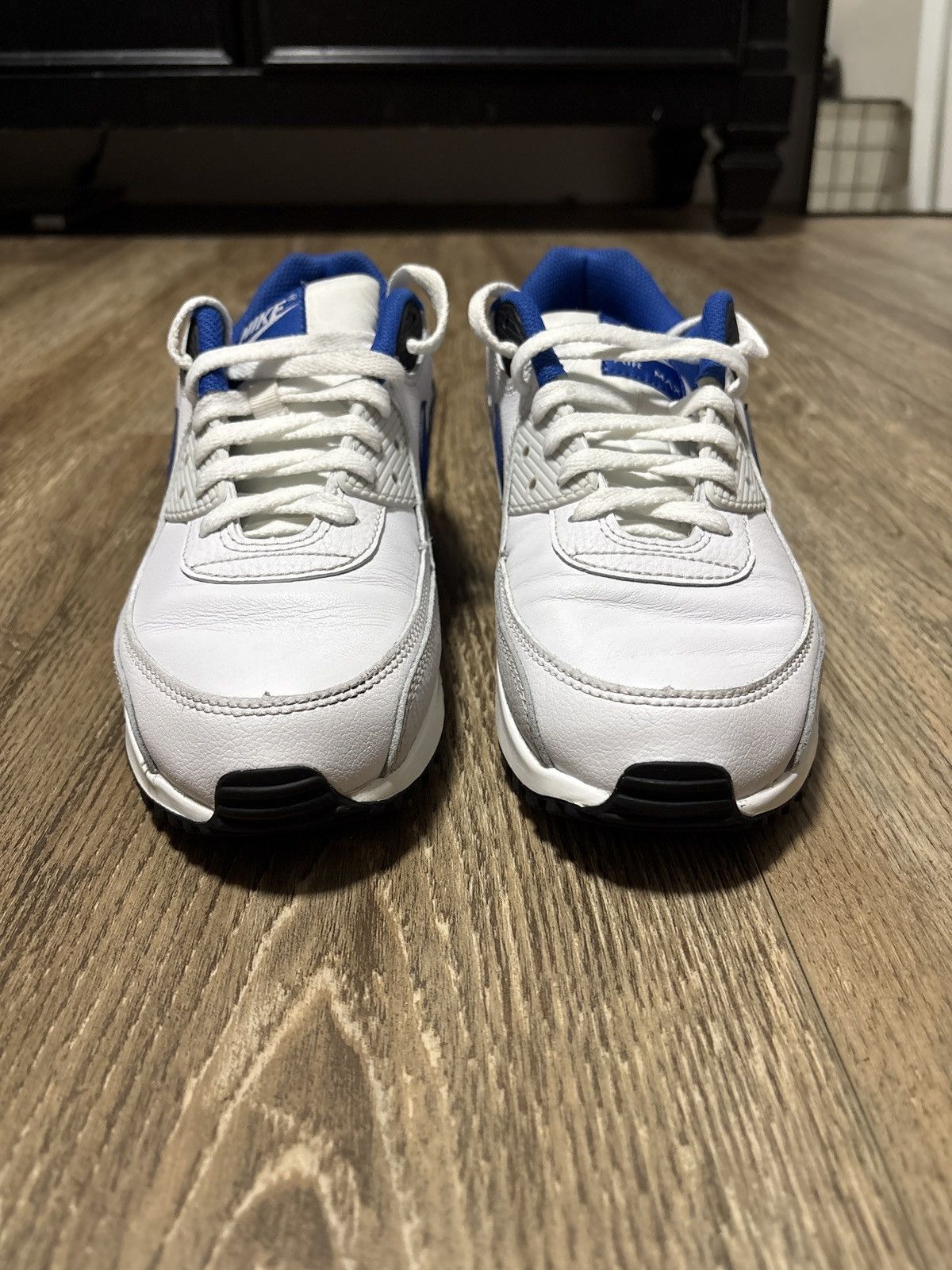 Nike Air Max 90 White Game Royal Size US 8.5 / EU 41-42 - 3 Thumbnail