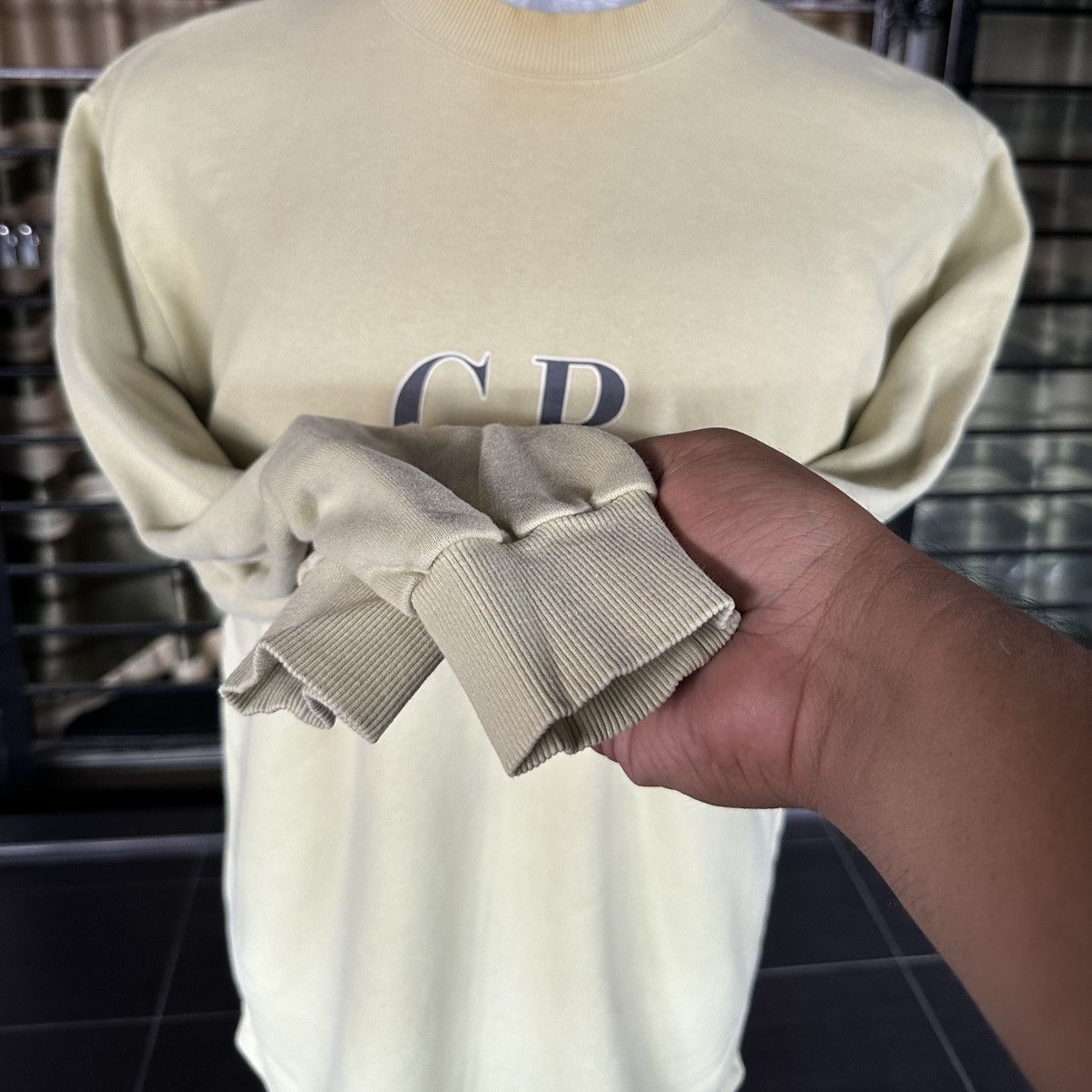 C.P. Company C.P Company Big Logo Crewneck Sweatshirt Size US L / EU 52-54 / 3 - 4 Thumbnail