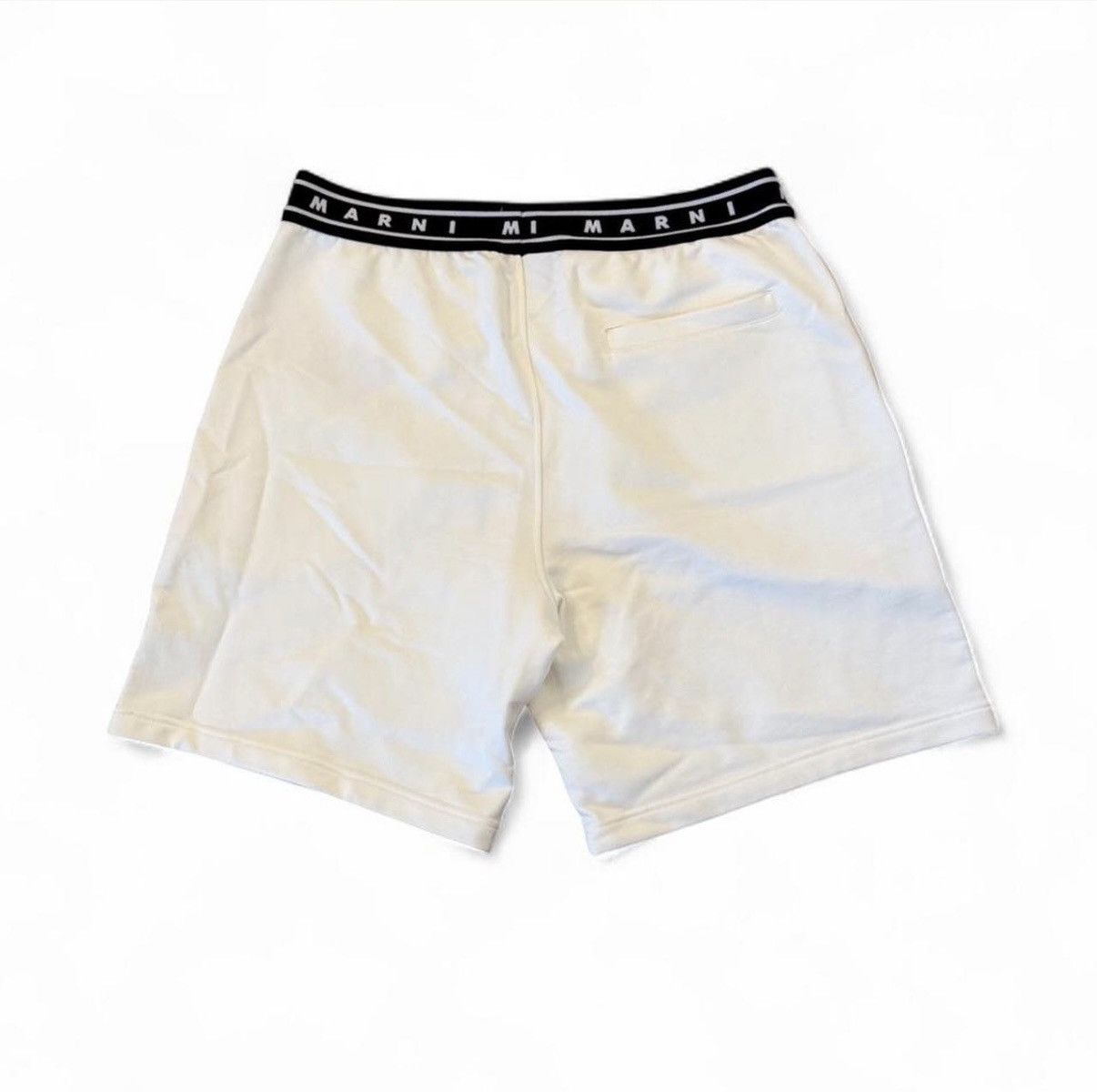 Marni Marni Logo-Print Strap Cotton Shorts Size US 32 / EU 48 - 8 Thumbnail