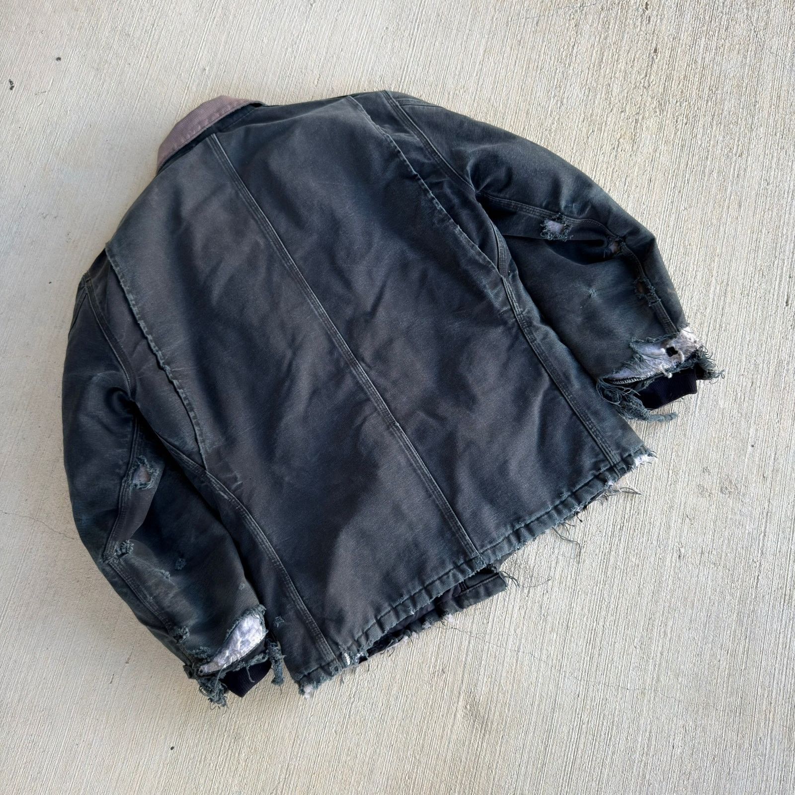 Carhartt × Vintage Carhartt C03 faded black arctic work wear jacket Size US M / EU 48-50 / 2 - 6 Thumbnail