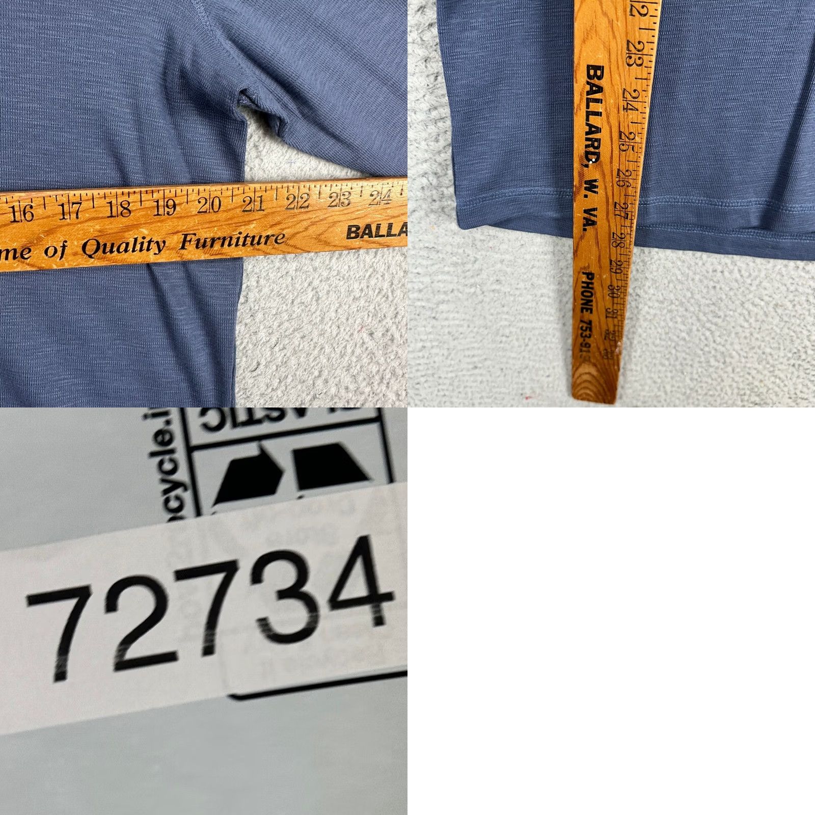 Vintage VINTAGE Tailor Vintage AeroTec Mens Pullover Sweatshirt M Blue Crewneck Stretch NEW Size US M / EU 48-50 / 2 - 8 Thumbnail