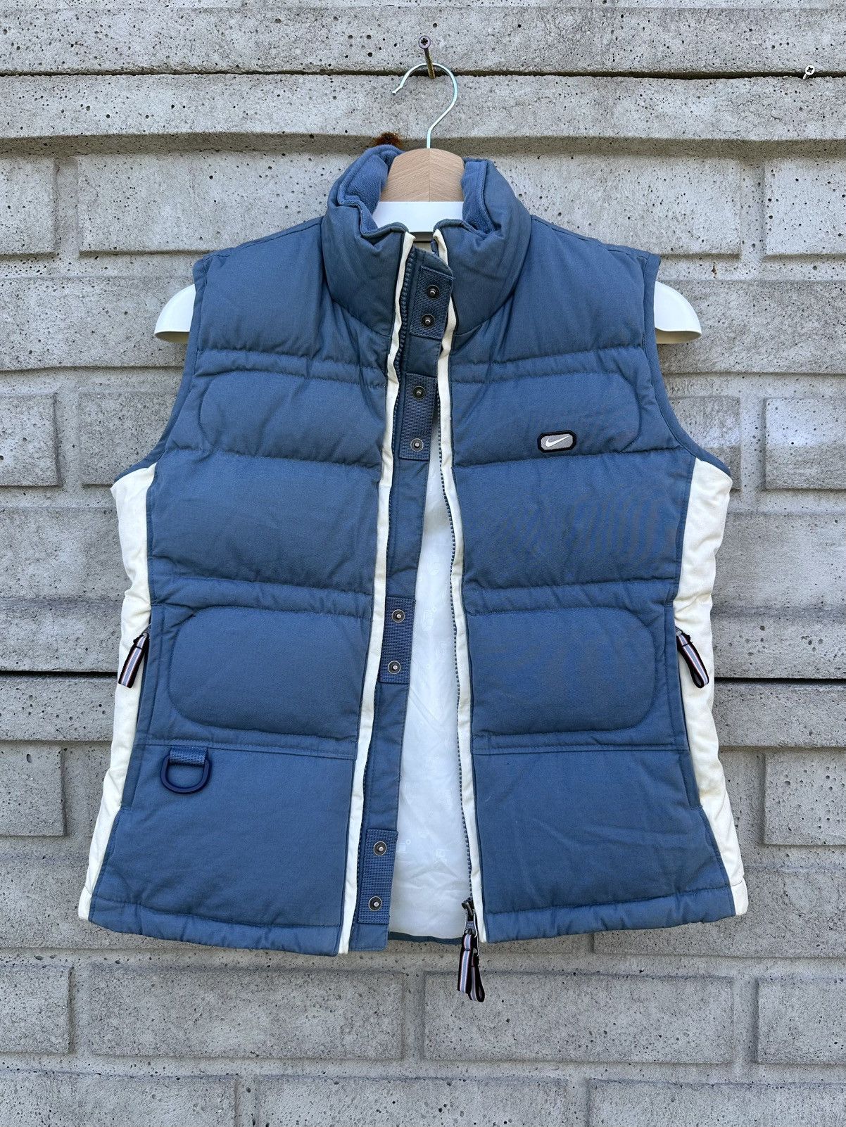 Nike × Nike ACG × Vintage Nike vintage Sportswear blue quilted down vest, size M Size M / US 6-8 / IT 42-44 - 7 Thumbnail