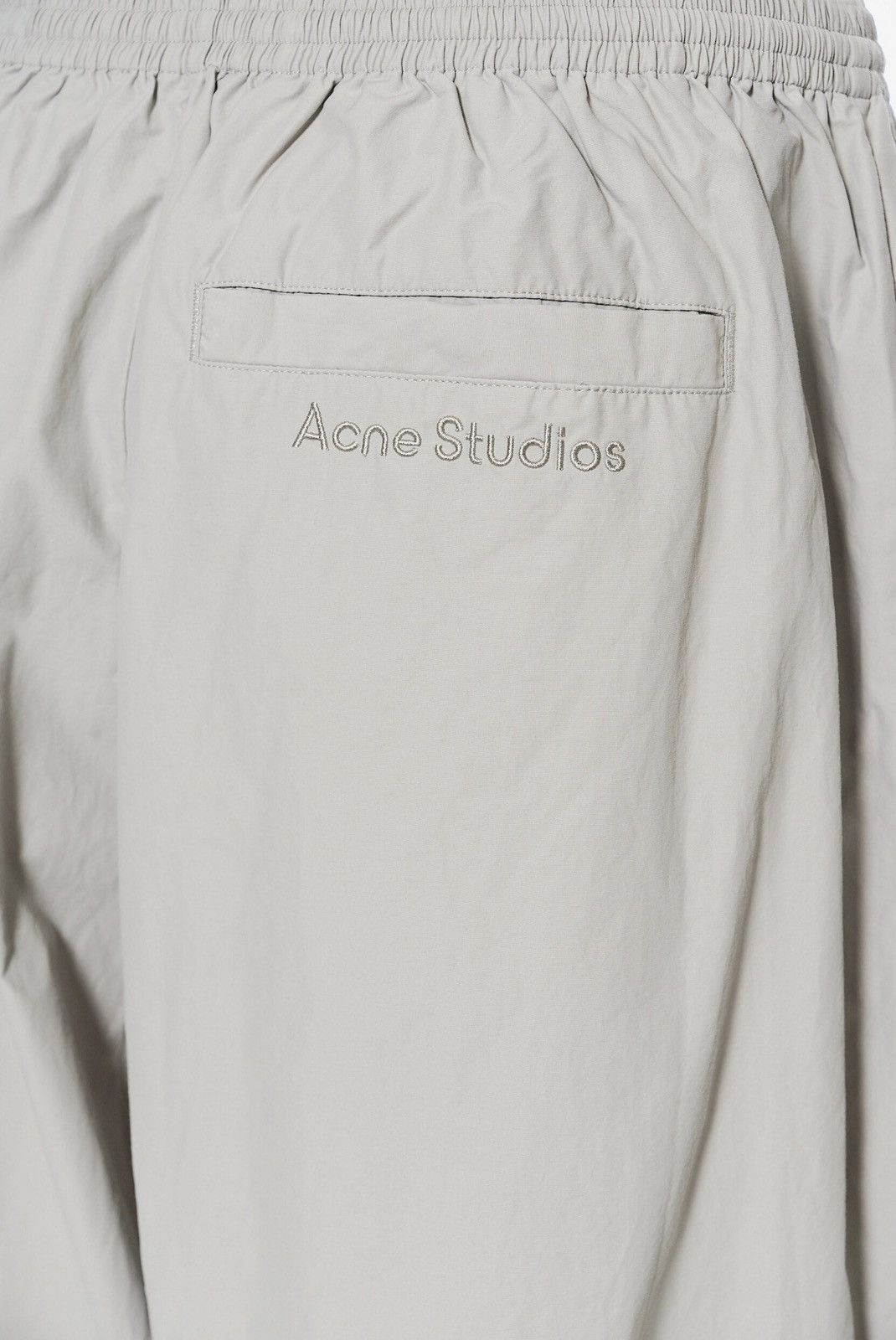 Acne Studios Acne Studios Pubbero Wide-Leg Cotton & Nylon Pants Size US 32 / EU 48 - 3 Thumbnail