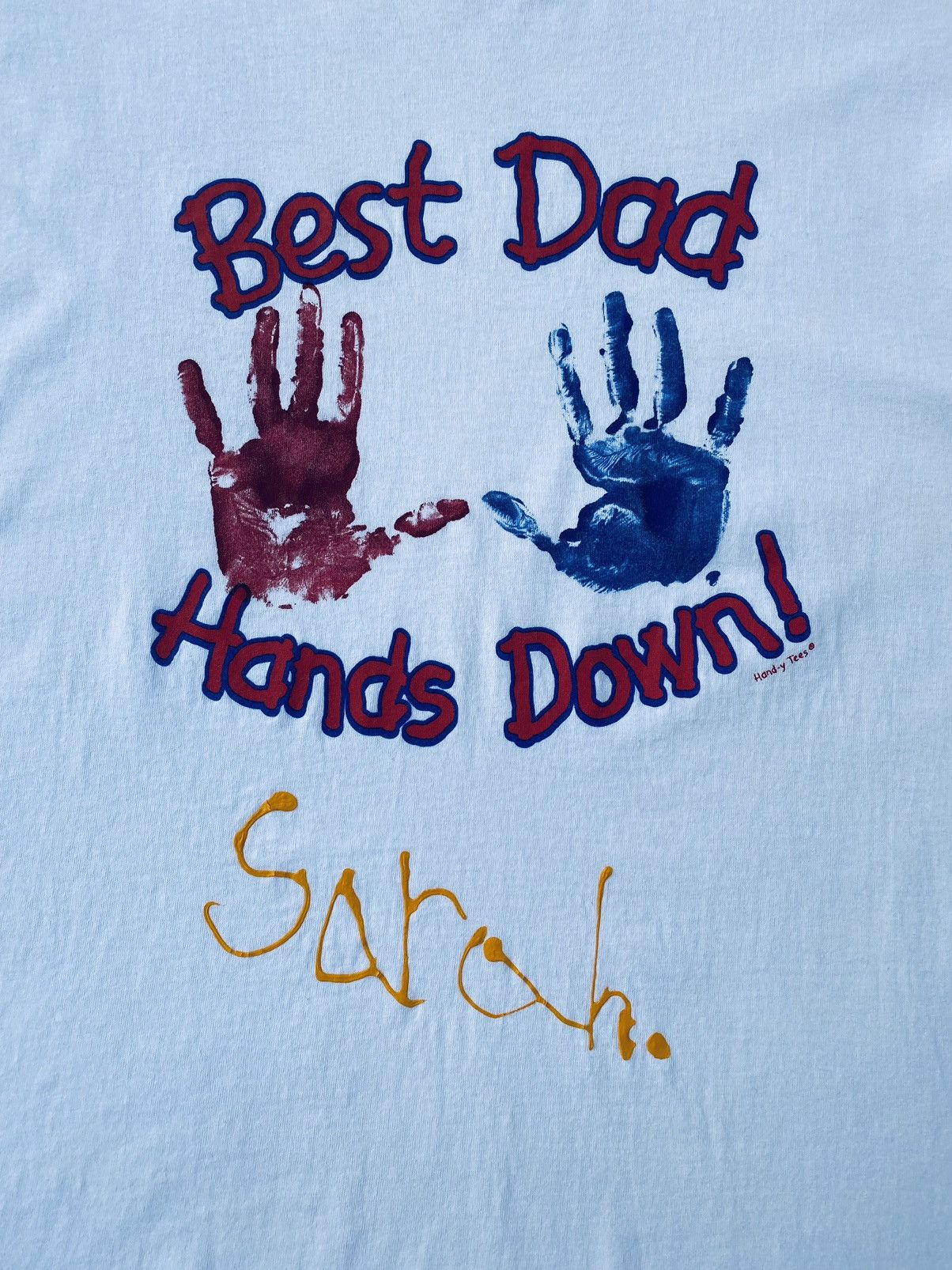 Vintage Vintage 90s Art Hand Down By Hand-Y Tees Size US XL / EU 56 / 4 - 3 Thumbnail