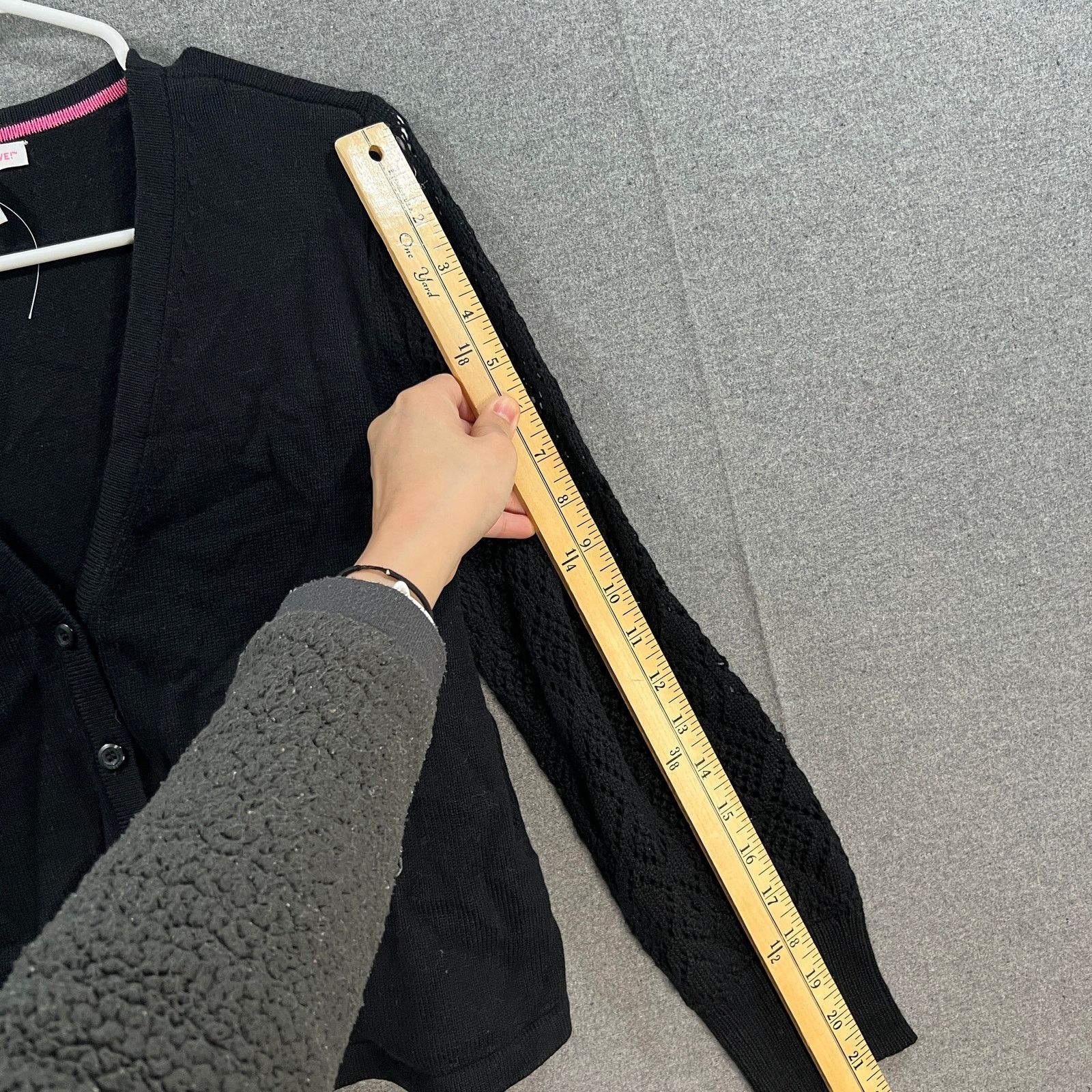 Isaac Mizrahi Isaac Mizrahi Live! Puff Sleeve Sweater Cardigan Pitch Size M / US 6-8 / IT 42-44 - 8 Thumbnail