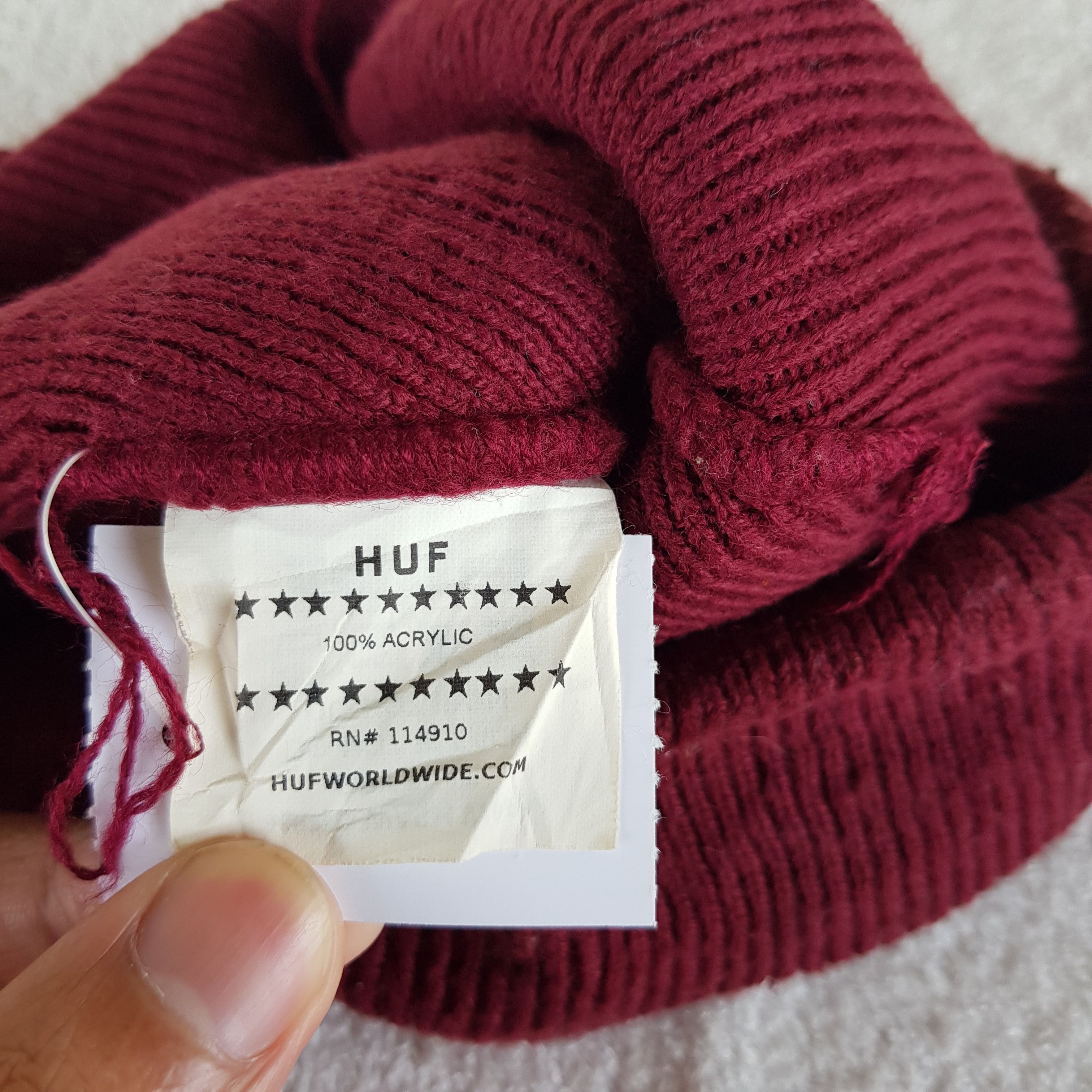 Huf Vintage HUF Beanie Y2K Streetwear Hip Hop Swag Snow Caps Hat Size ONE SIZE - 7 Thumbnail