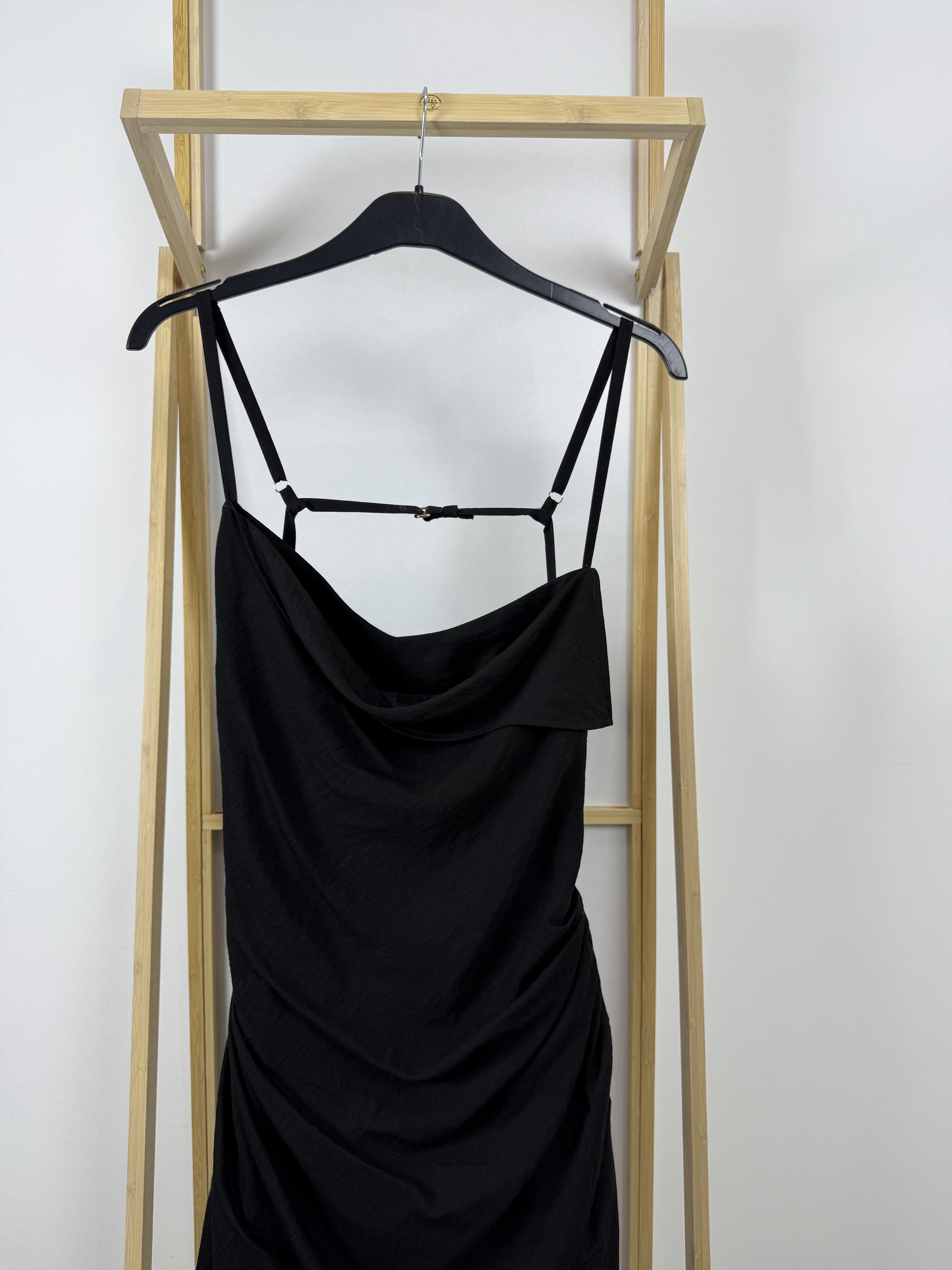 Jacquemus Jacquemus La Robe Saudade "Le Splash" SS22 Black Mini Dress Size L / US 10 / IT 46 - 2 Thumbnail