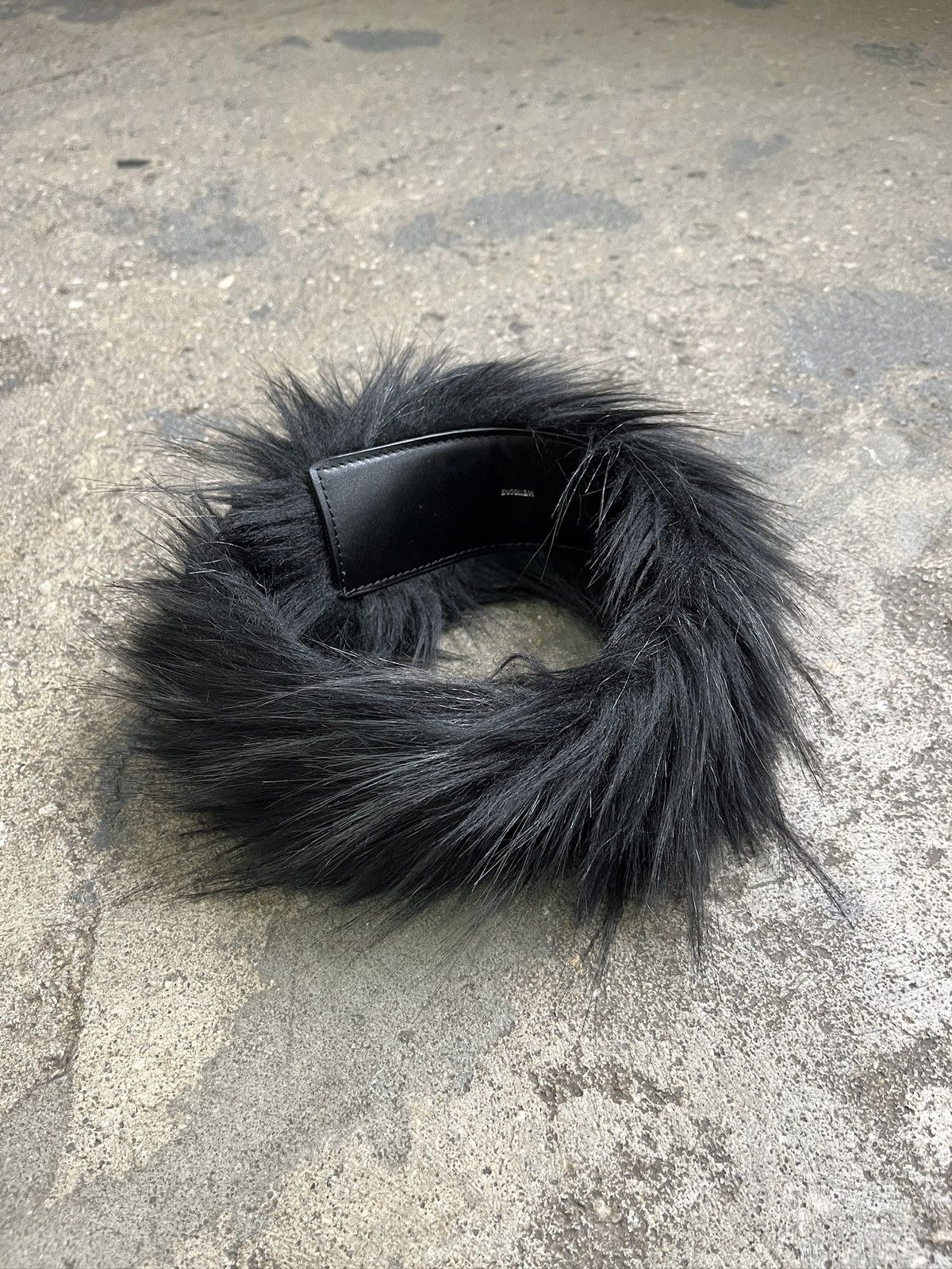 WE11DONE We11done Faux Fur Choker Necklace (unisex) Size ONE SIZE - 2 Thumbnail