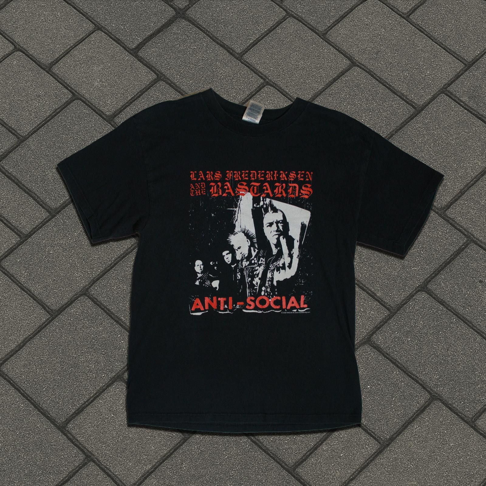 Vintage 2005 Lars Frederiksen Anti Social Tee Size US M / EU 48-50 / 2 - 1 Thumbnail