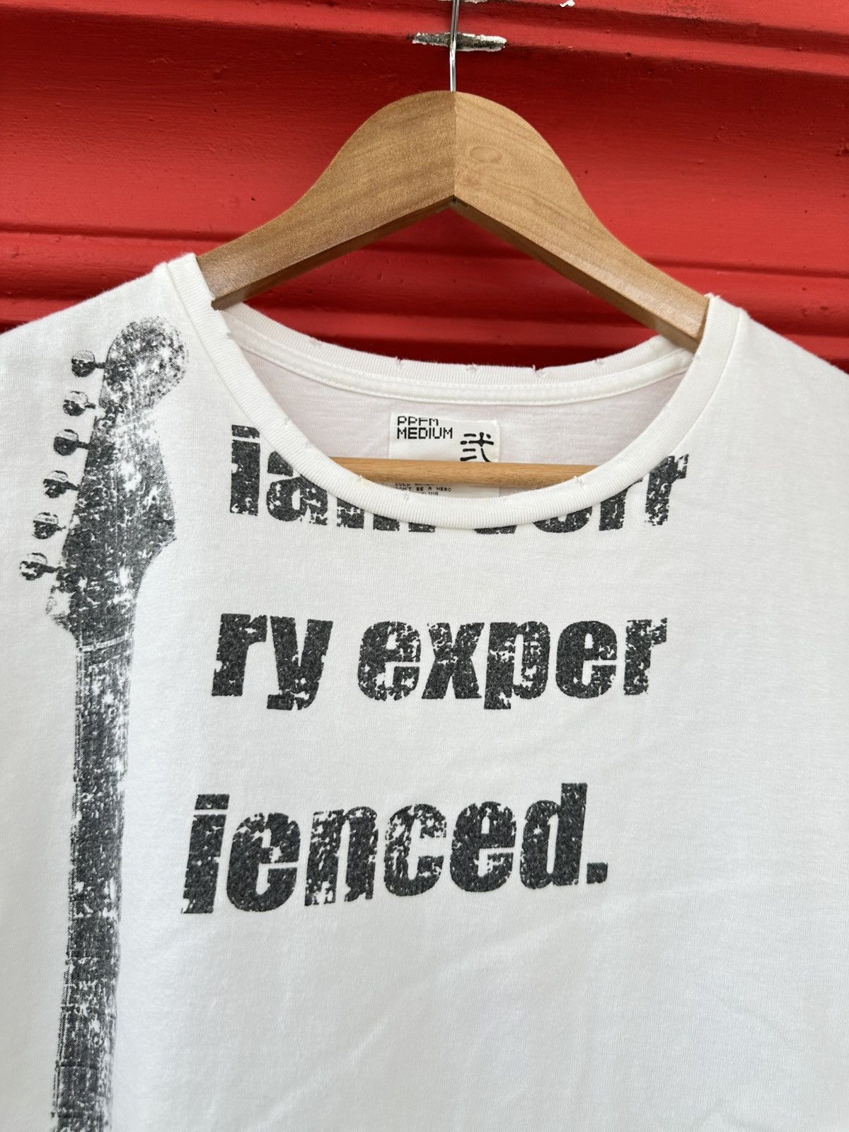 PPFM PPFM Guitar Distressed design Tee Size US M / EU 48-50 / 2 - 2 Thumbnail