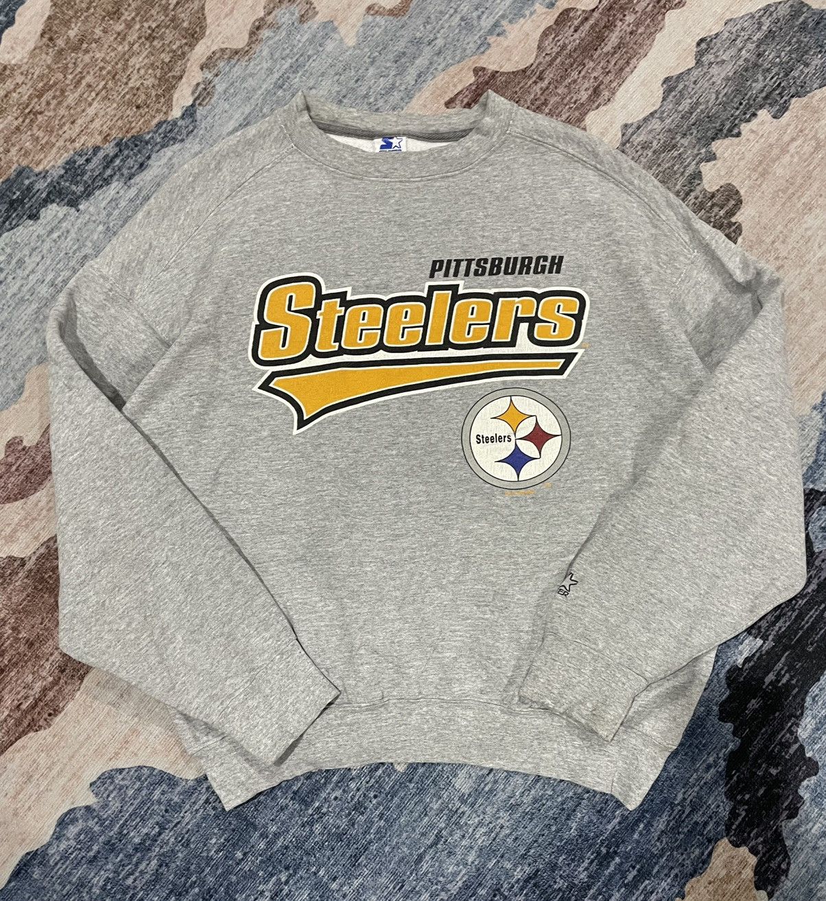 Starter VTG 1995 Pittsburgh Steelers NFL Made In USA Starter Sweater Size US XL / EU 56 / 4 - 1 Thumbnail
