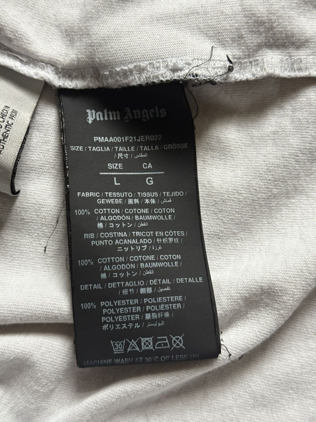 Palm Angels Palm Angels Heart Tee White Size US L / EU 52-54 / 3 - 9 Thumbnail