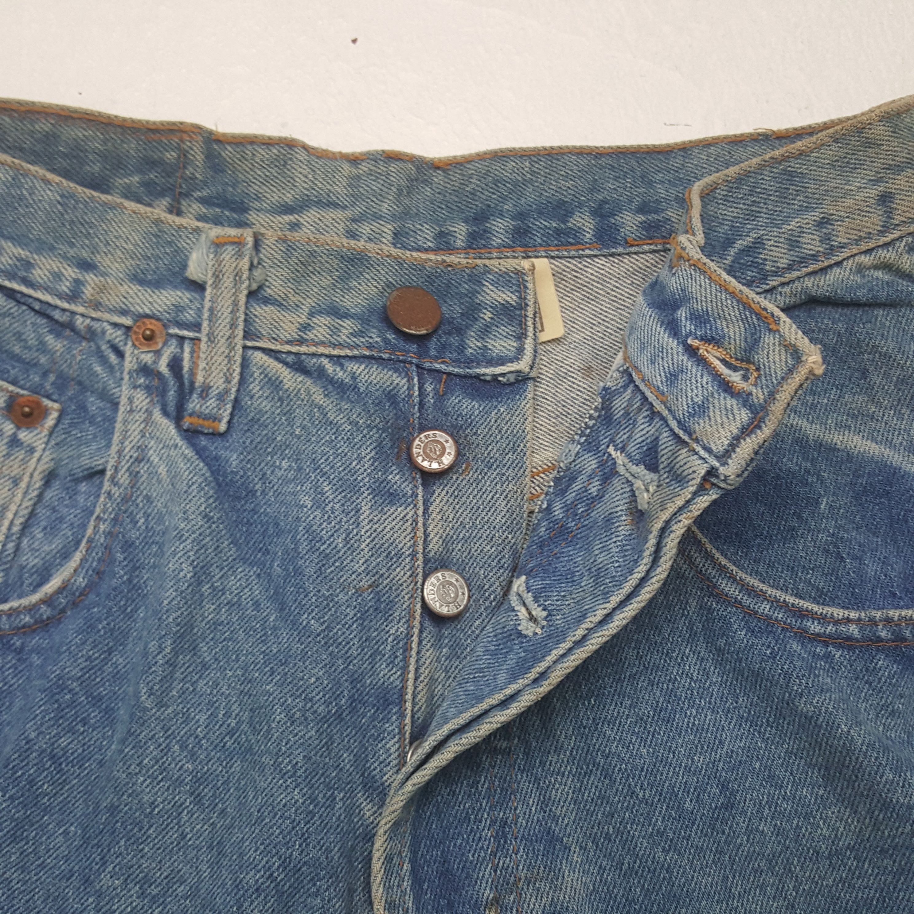Vintage Vintage H.landers Designer Art Style Rare Denim Jeans RR18 Size US 28 / EU 44 - 7 Thumbnail