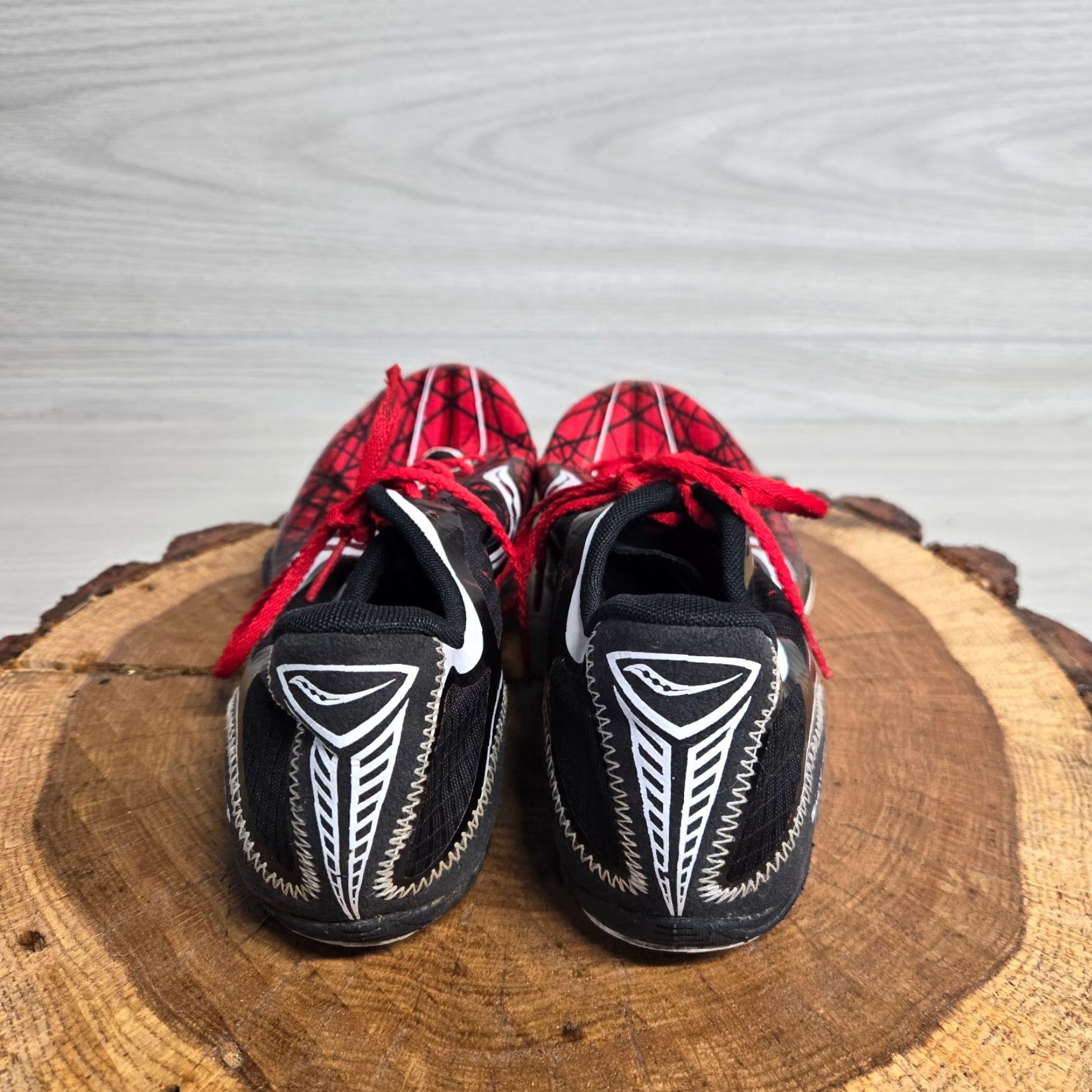 Saucony Saucony Shay XC3 Spike Red Black White Track Cross Country 20152-1 Adult Mens 10 Shoes Sneakers Cross Size US 10 / EU 43 - 4 Thumbnail