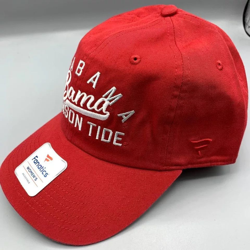 Other Alabama Crimson Tide Hat Women Red Fanatics Strap Back Cap Size ONE SIZE - 2 Thumbnail