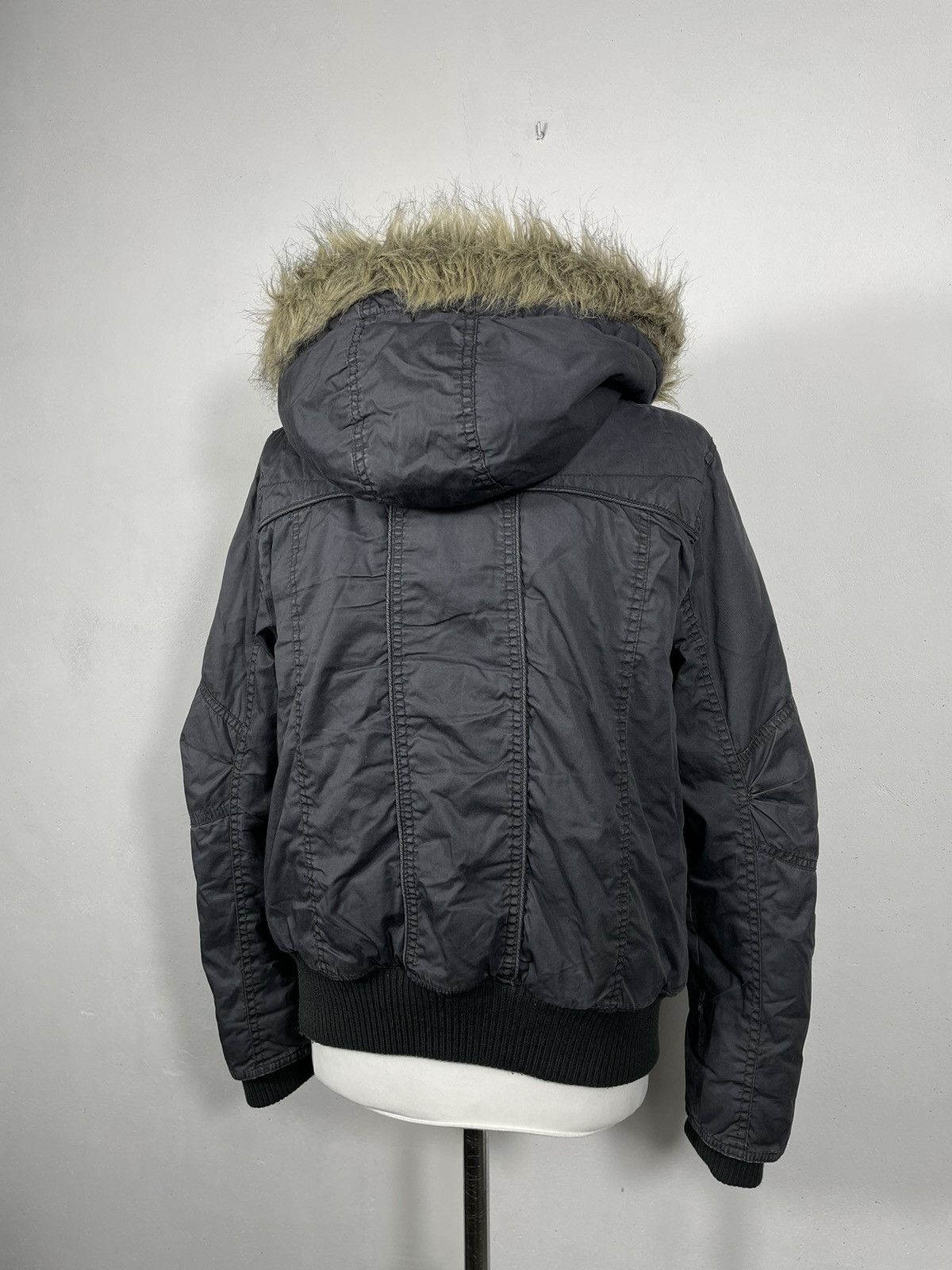 If Six Was Nine × Le Grande Bleu (L.G.B.) VTG If Six Was Nine Style Puffer Bomber Hoodie Retro 00s y2k Size L / US 10 / IT 46 - 6 Thumbnail