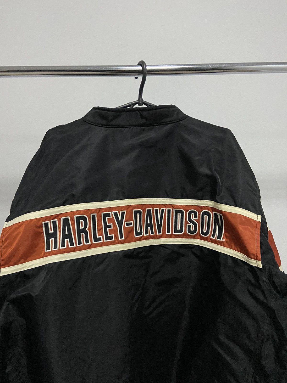 Harley Davidson × Vintage Harley Davidson Moto Racing Jacket Big Logo Vintage Size US XL / EU 56 / 4 - 4 Thumbnail